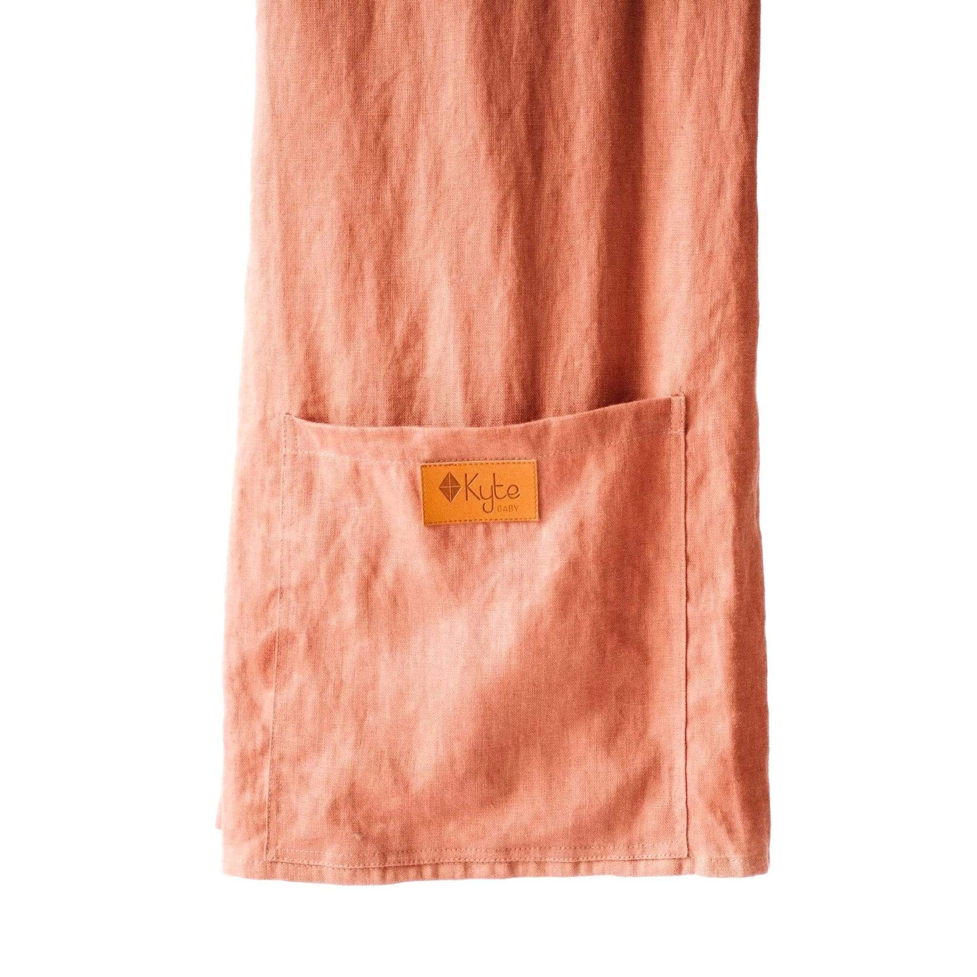 Kyte BABY Carrier Redwood with Rose Gold Rings / OS Ring Sling in Redwood