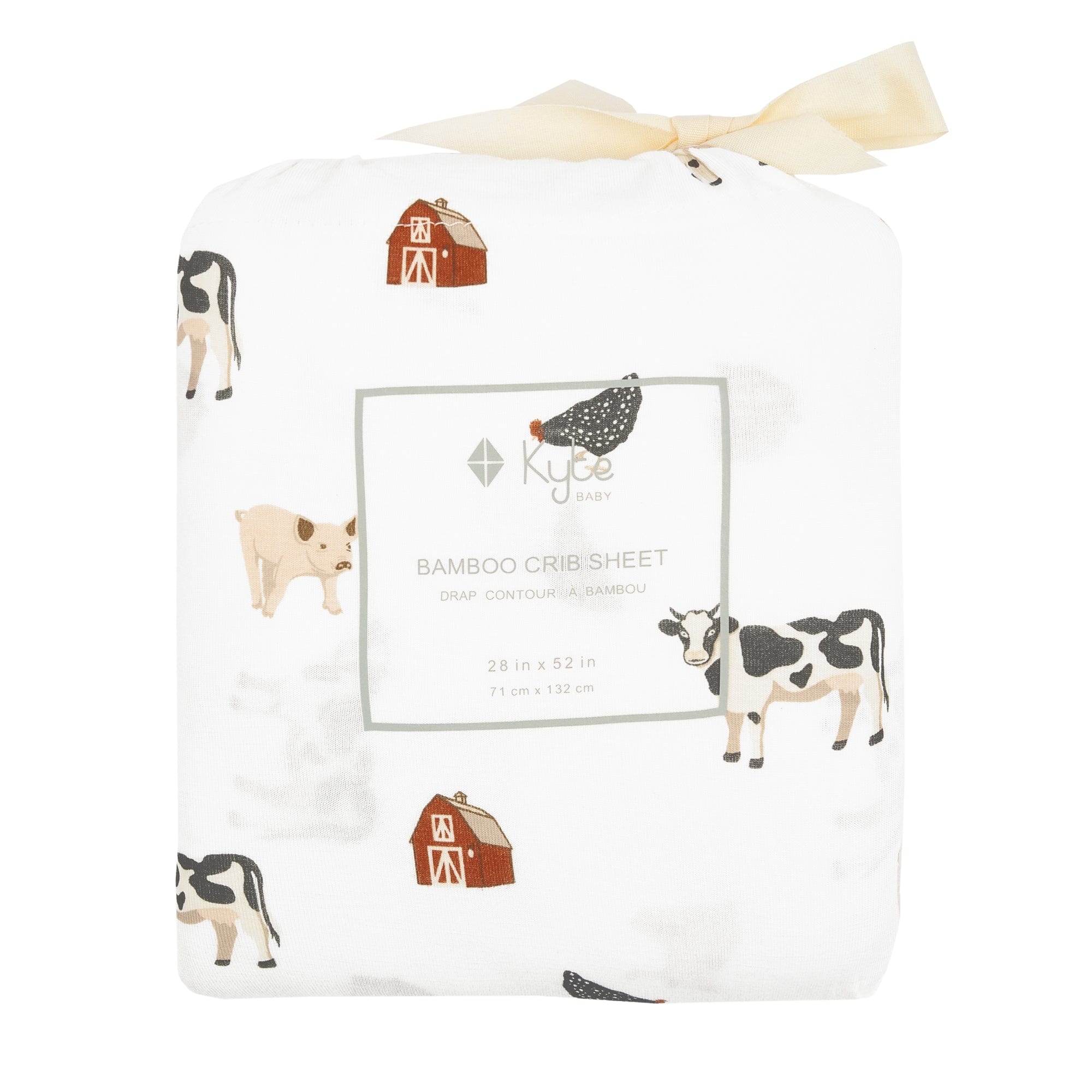 Kyte BABY Crib Sheet Crib Sheet / Farm Crib Sheet in Farm