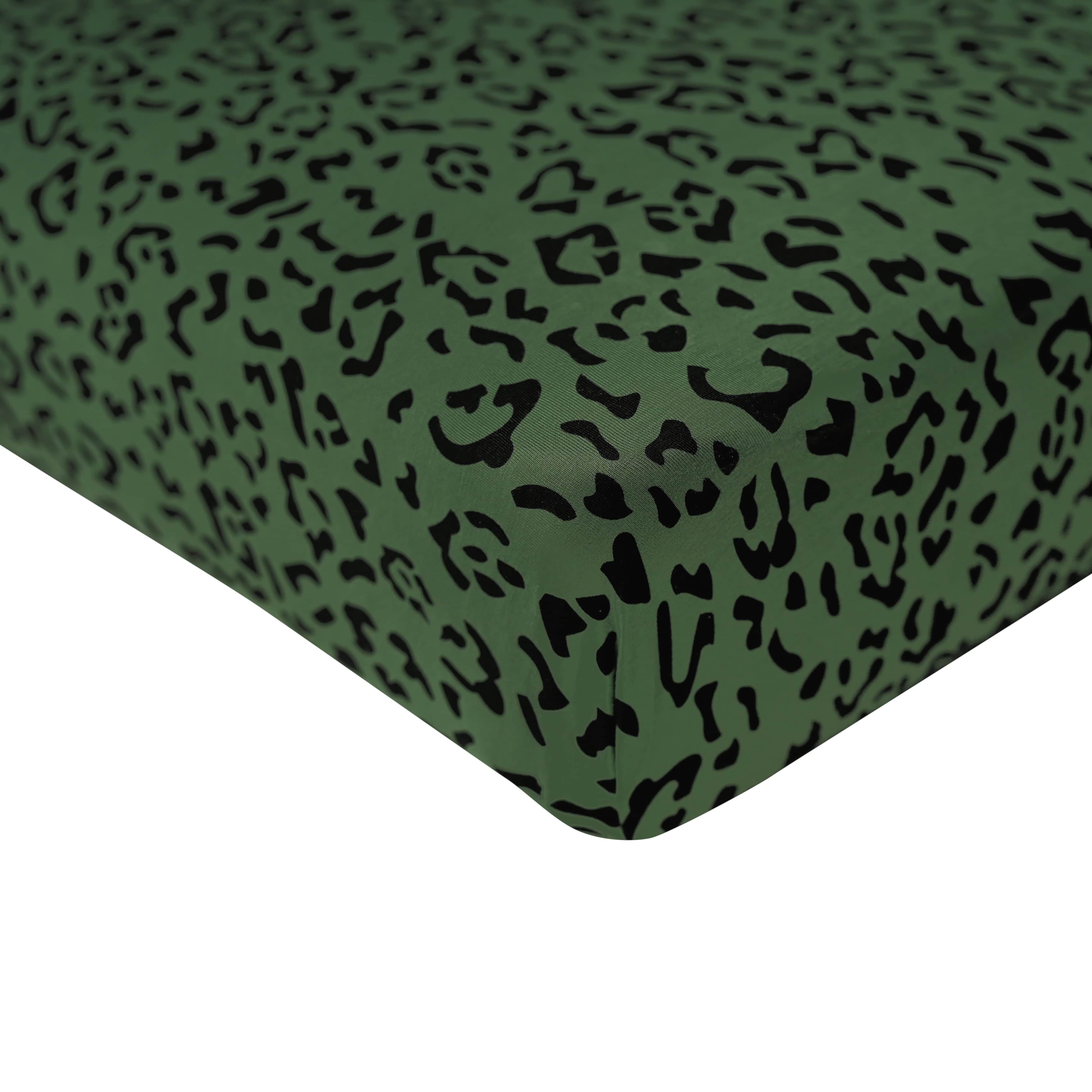 Kyte BABY Crib Sheet Crib Sheet / Hunter Leopard Crib Sheet in Hunter Leopard