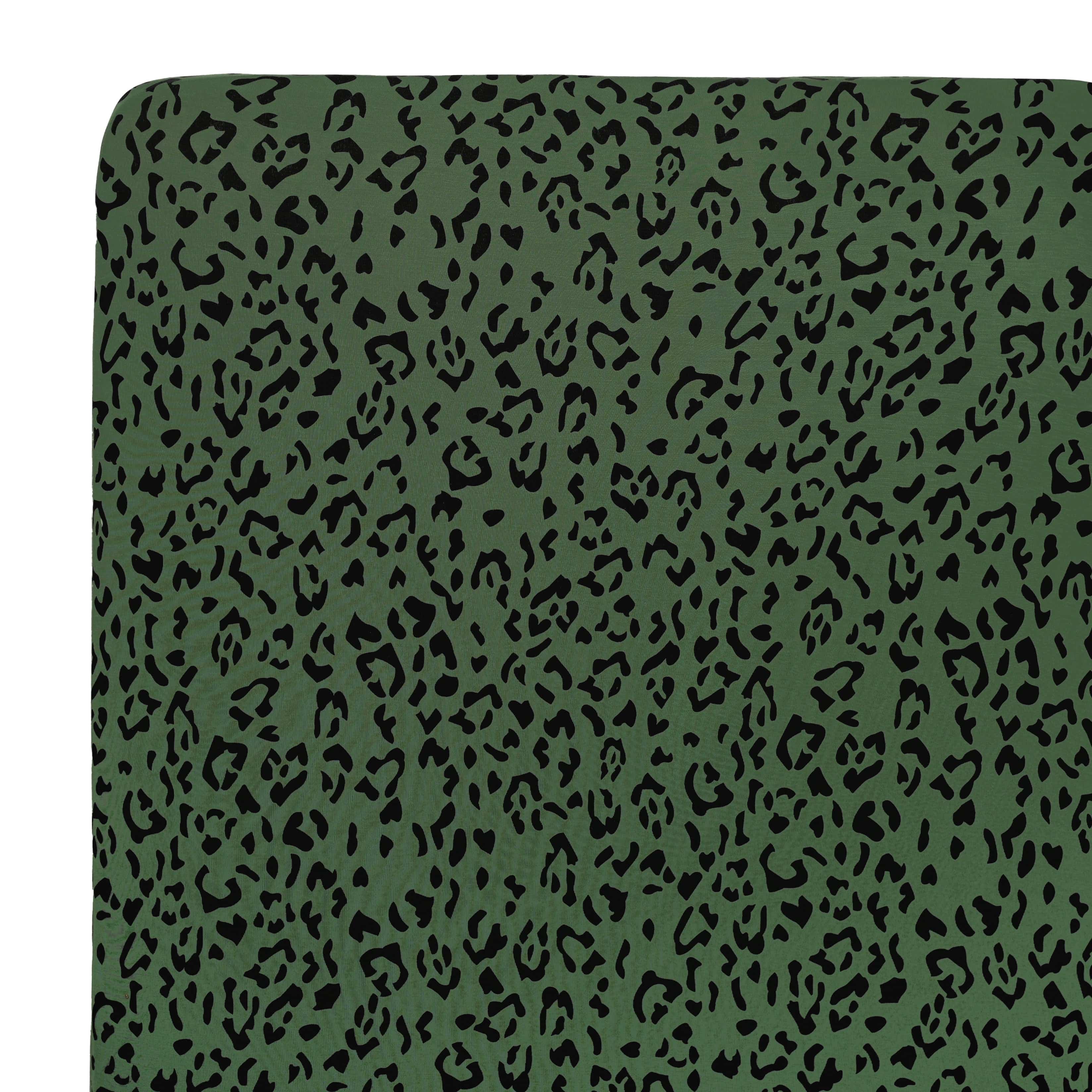 Kyte BABY Crib Sheet Crib Sheet / Hunter Leopard Crib Sheet in Hunter Leopard