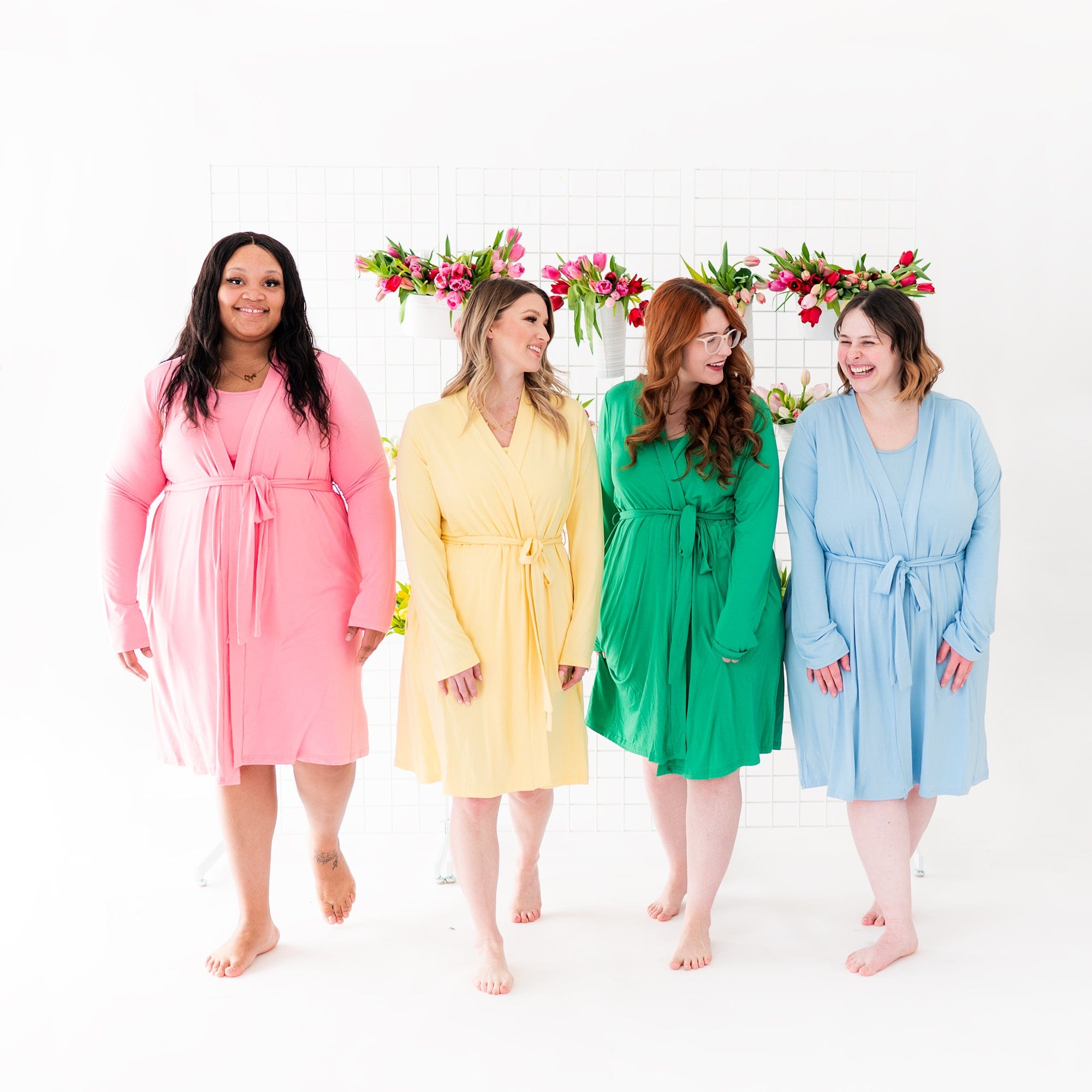 Kyte BABY Home and Bath Women’s Lounge Robe in Fern