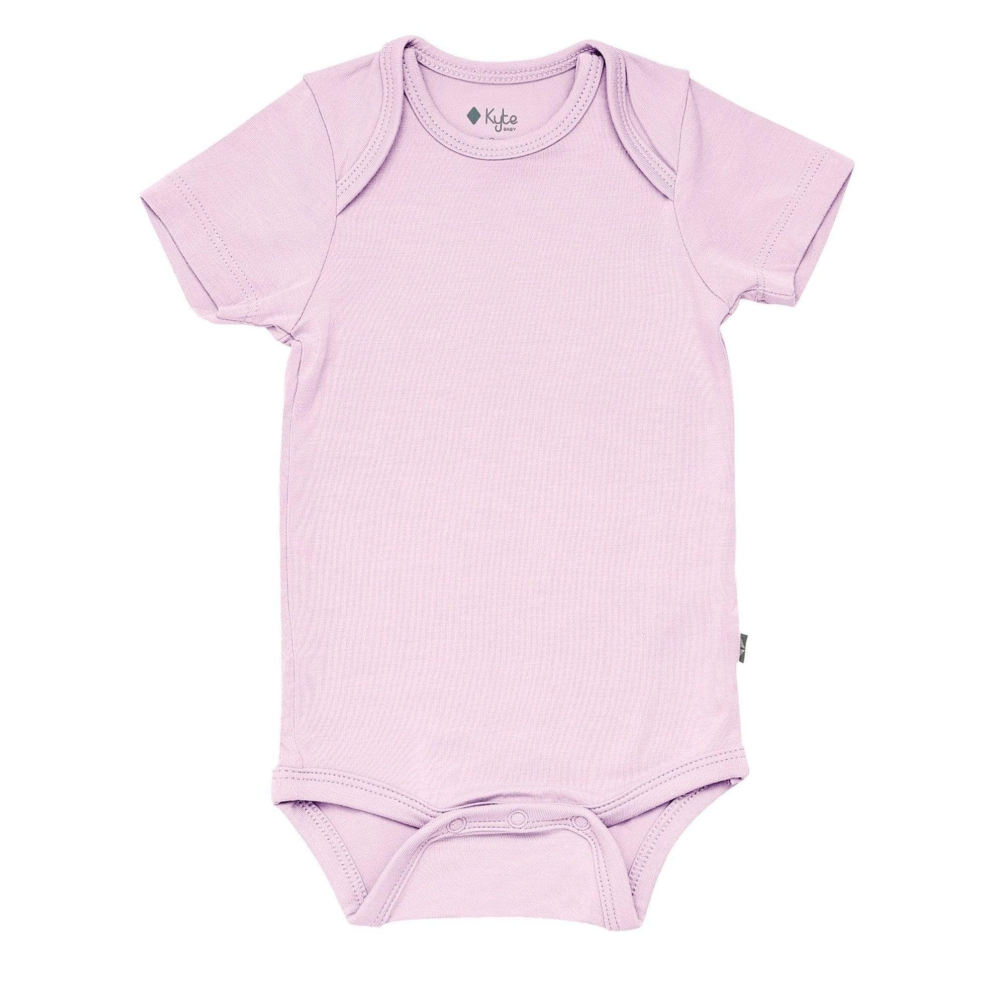 Kyte BABY Layette Bodysuit in Mauve