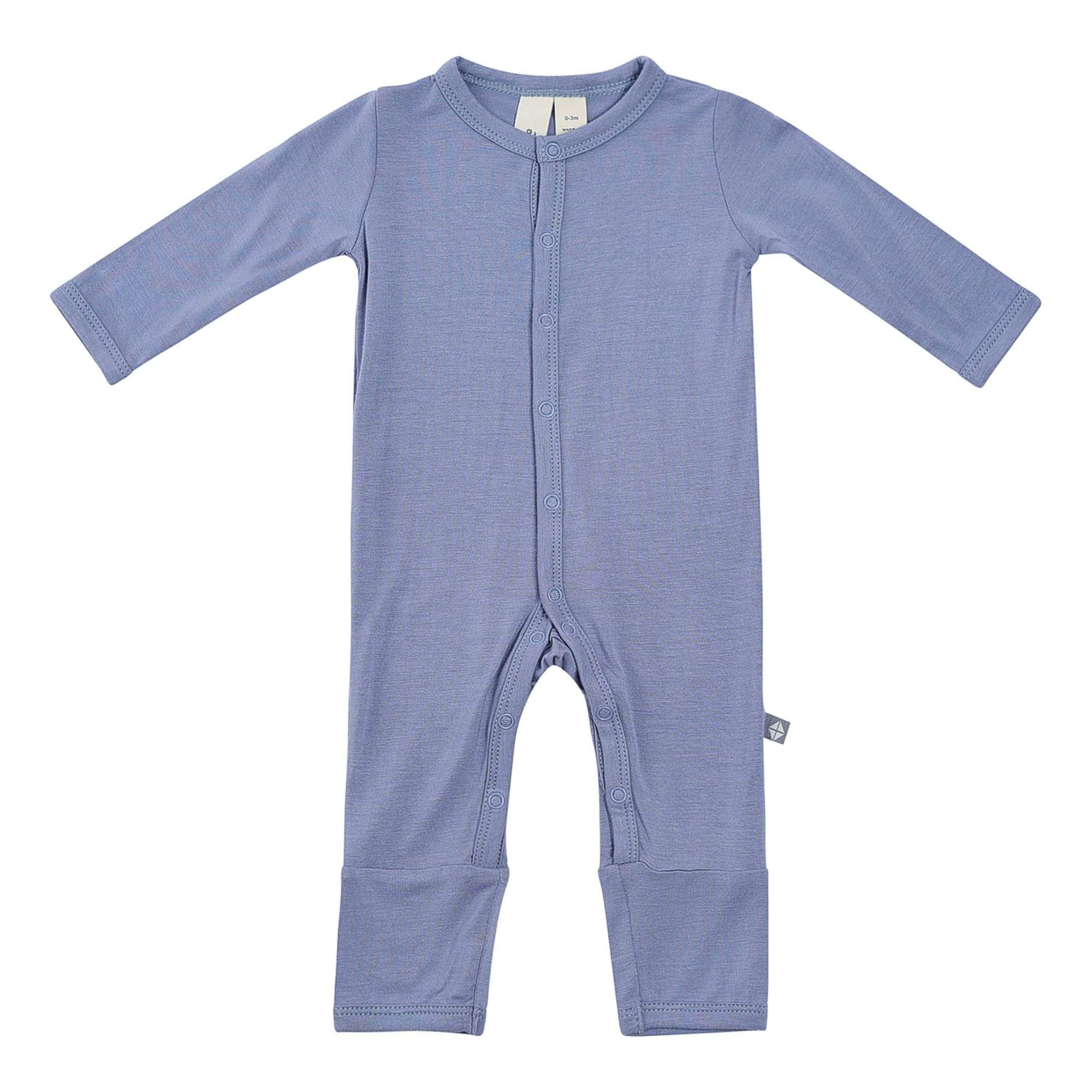 Short Sleeve Romper in Periwinkle