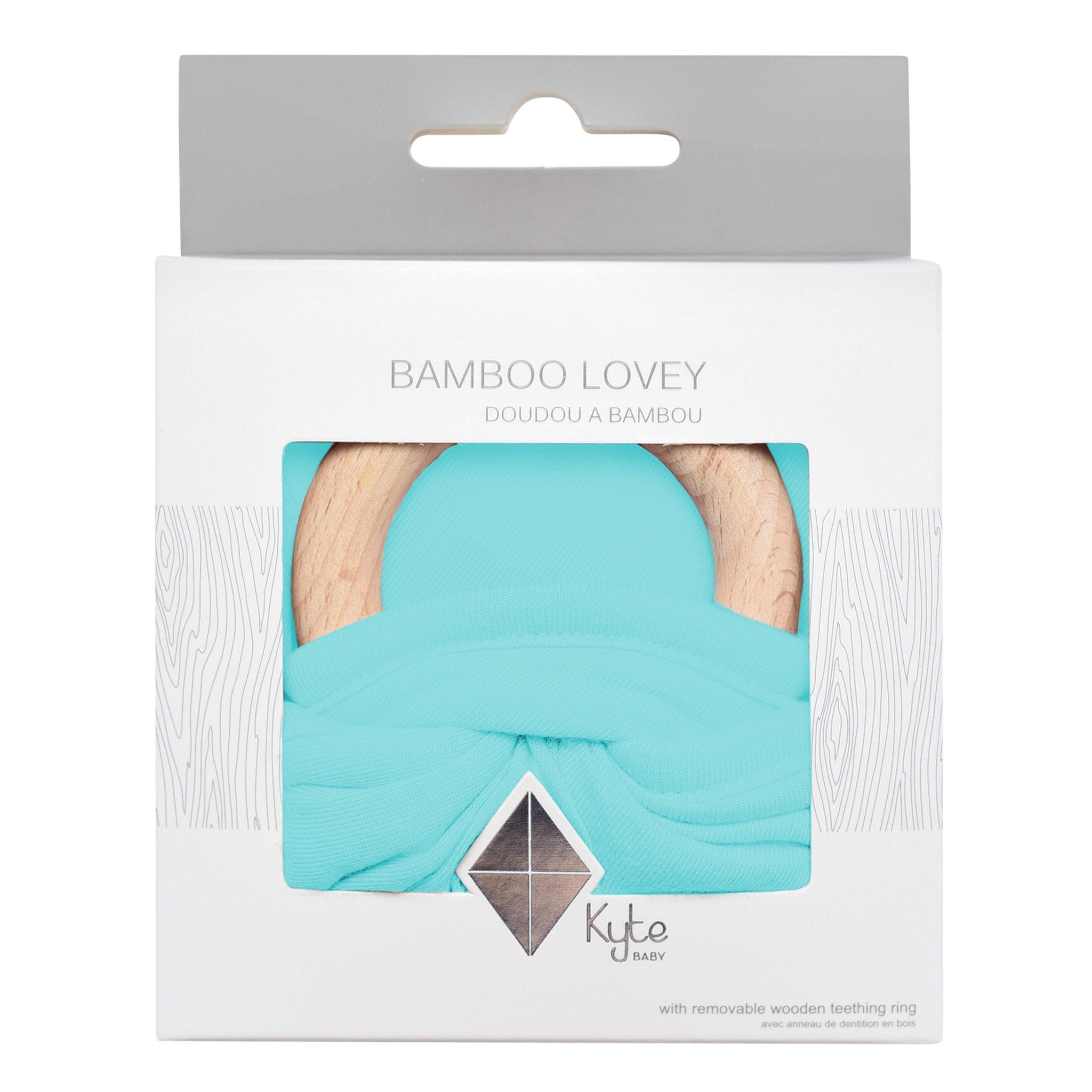 Kyte BABY Lovey Robin / Infant Lovey in Robin with Removable Teething Ring