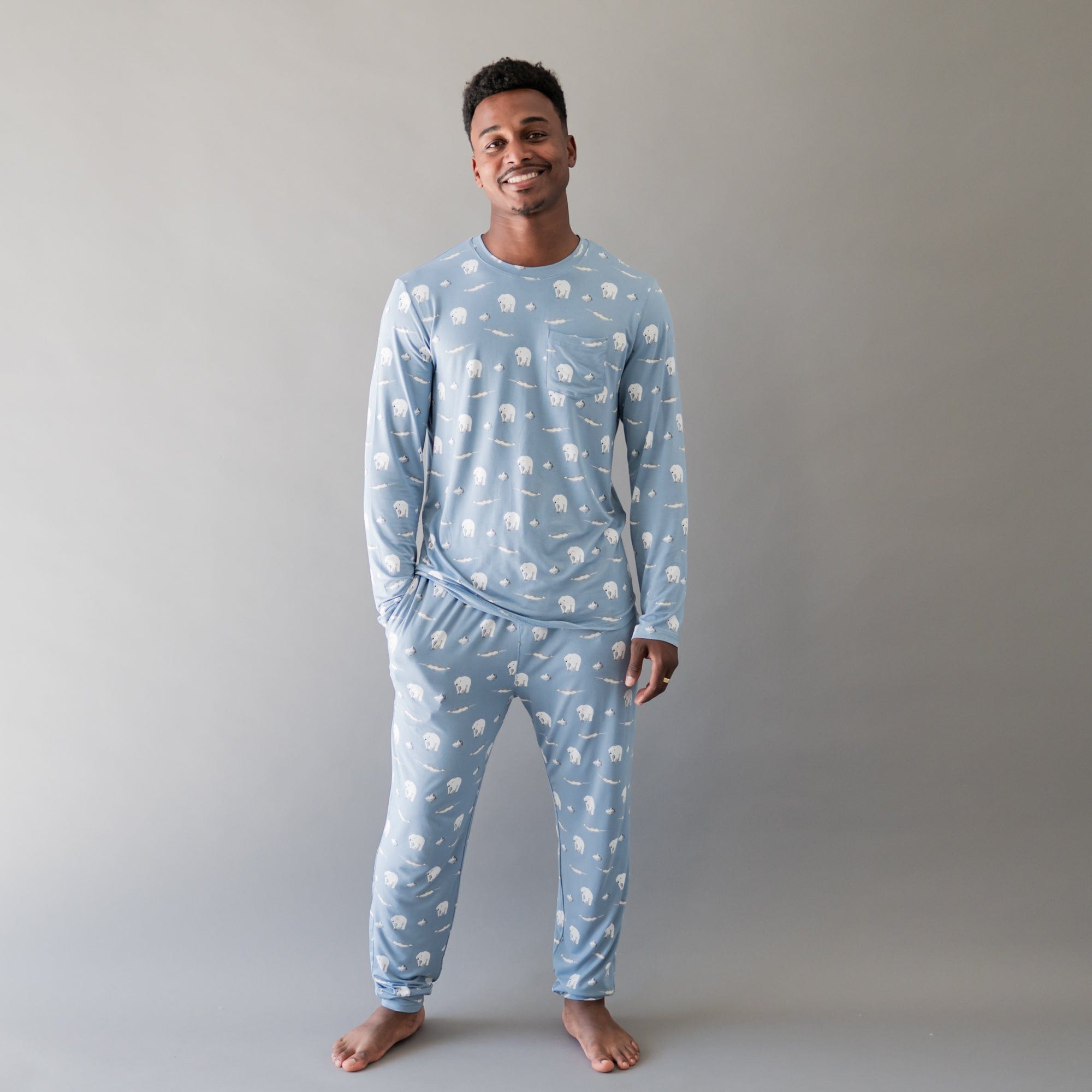 Kyte BABY Men's Jogger Set Men's Jogger Set in Arctic