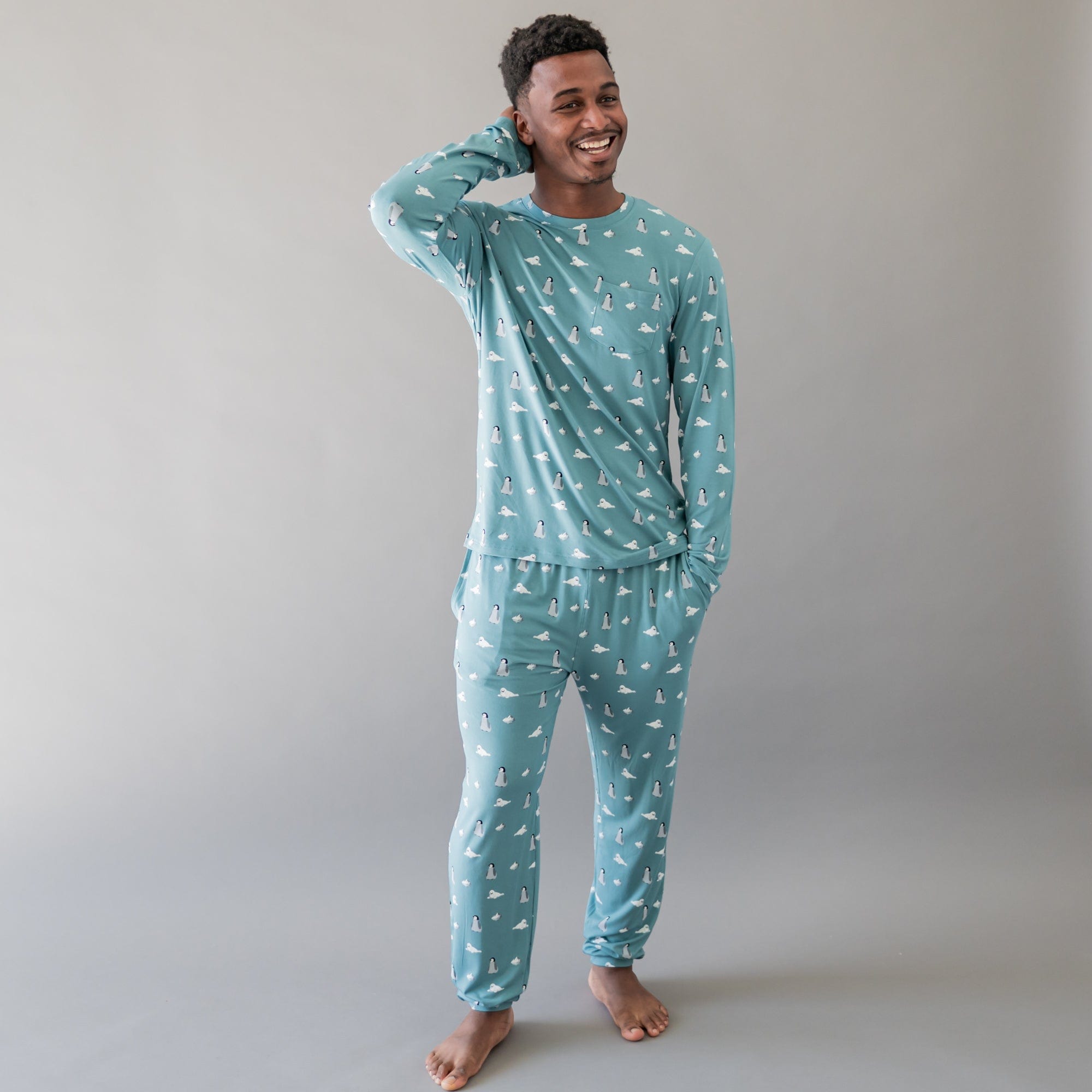 Kyte BABY Men's Jogger Set Men's Jogger Set in Cove Antarctic