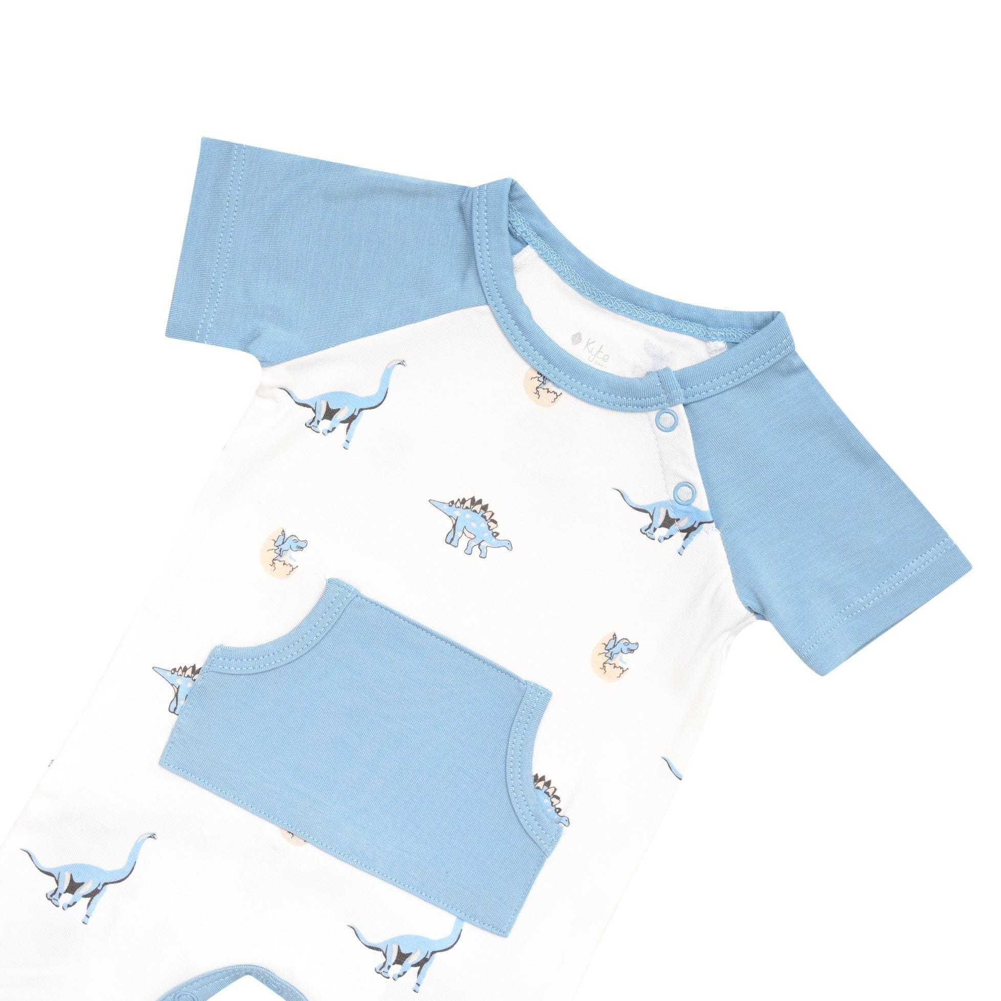 Kyte Baby Short All in Jurassic dinosaur pattern