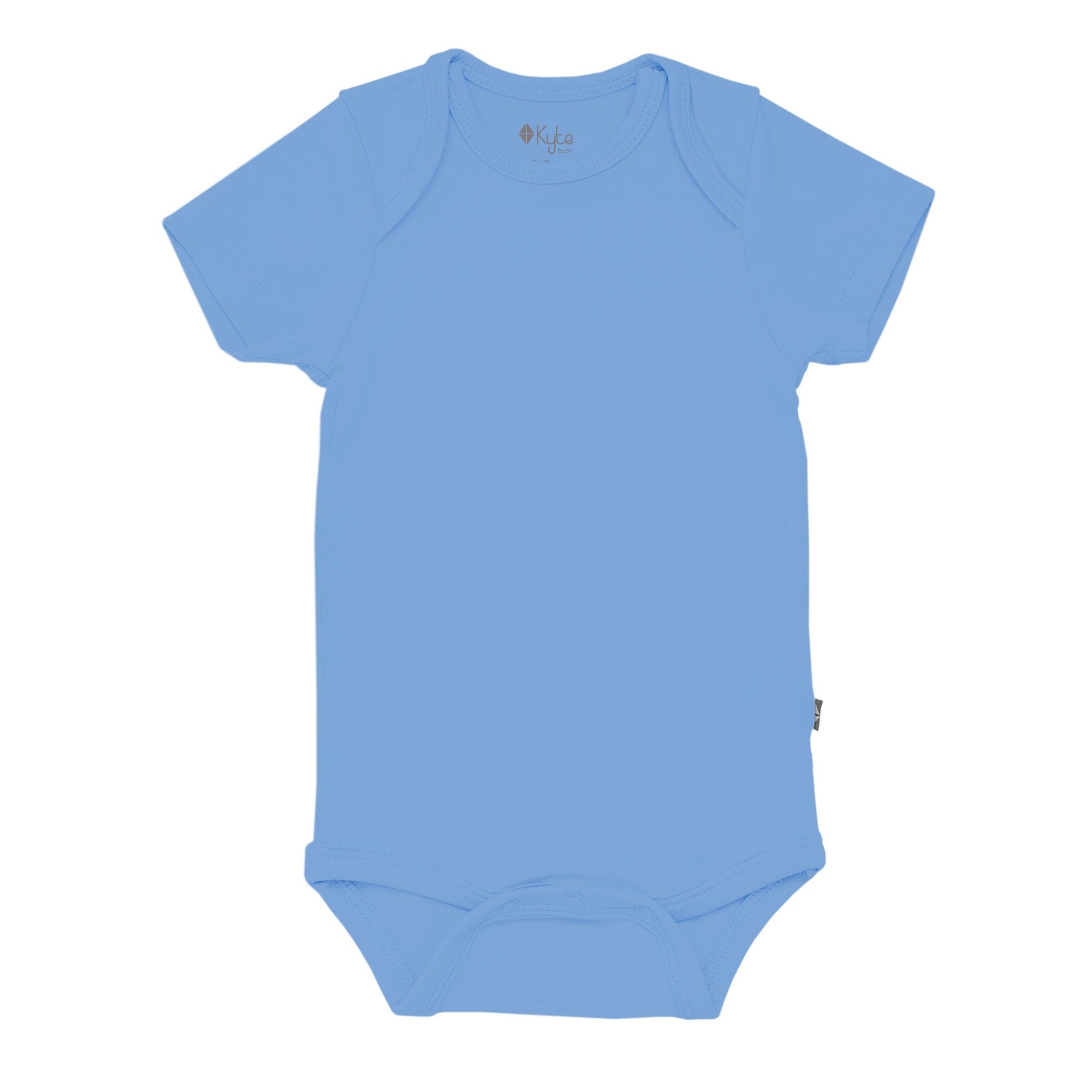 Kyte BABY Short Sleeve Bodysuits Bodysuit in Periwinkle