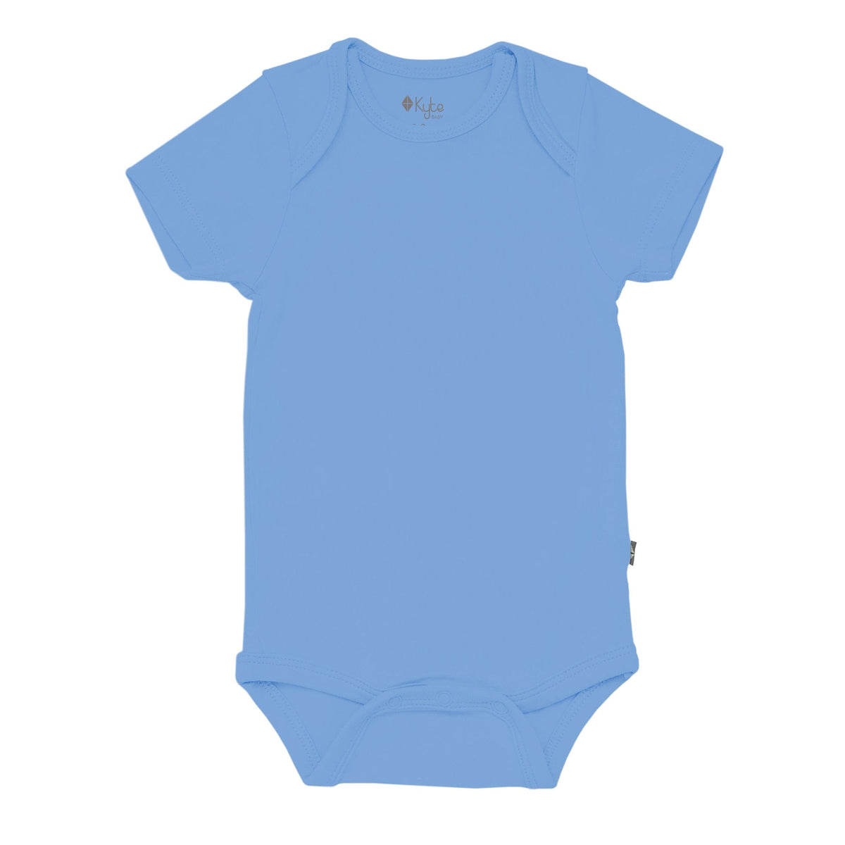 Kyte BABY Short Sleeve Bodysuits Bodysuit in Periwinkle