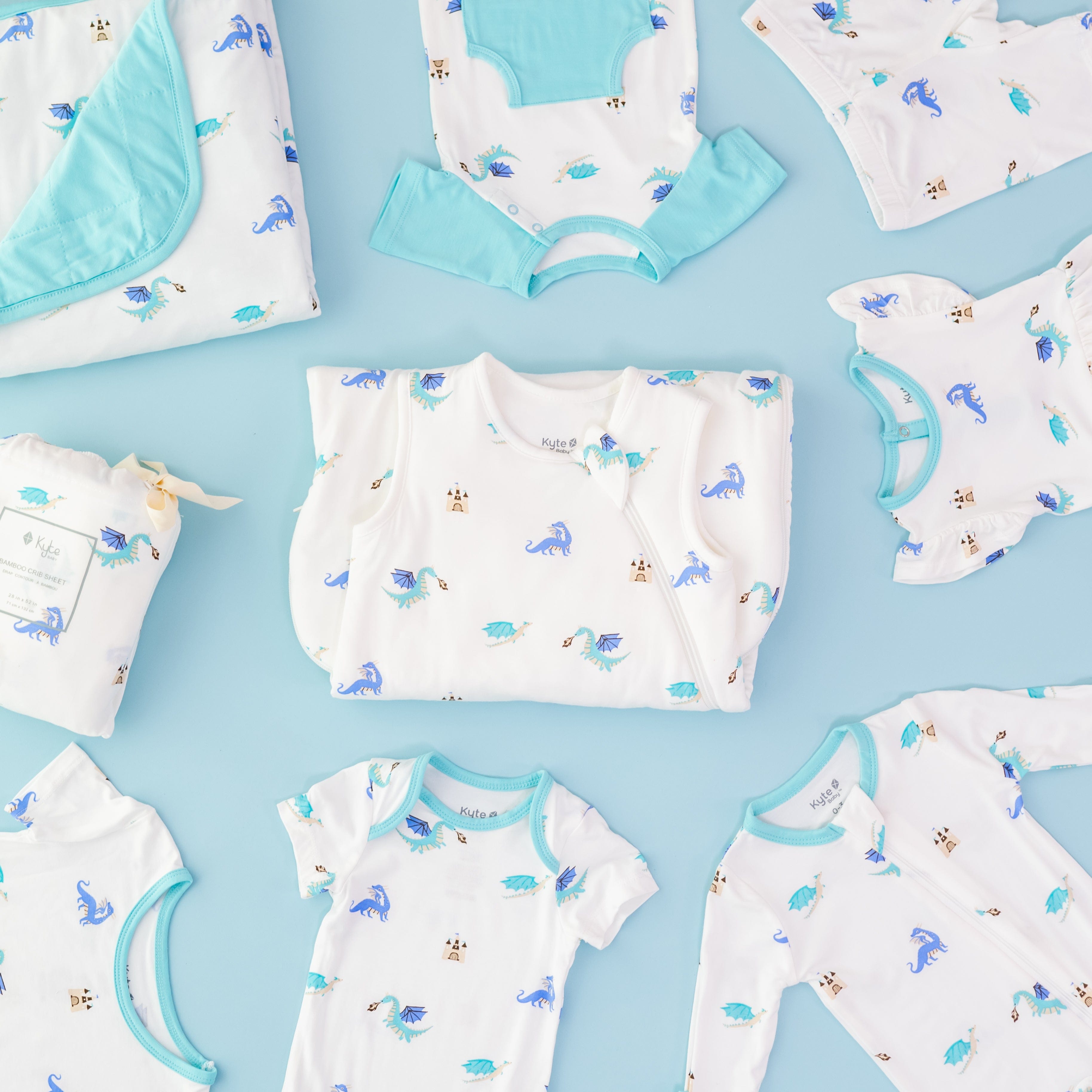 Kyte Baby Sleep Bag 1.0 Tog Sleep Bag in Dragon 1.0