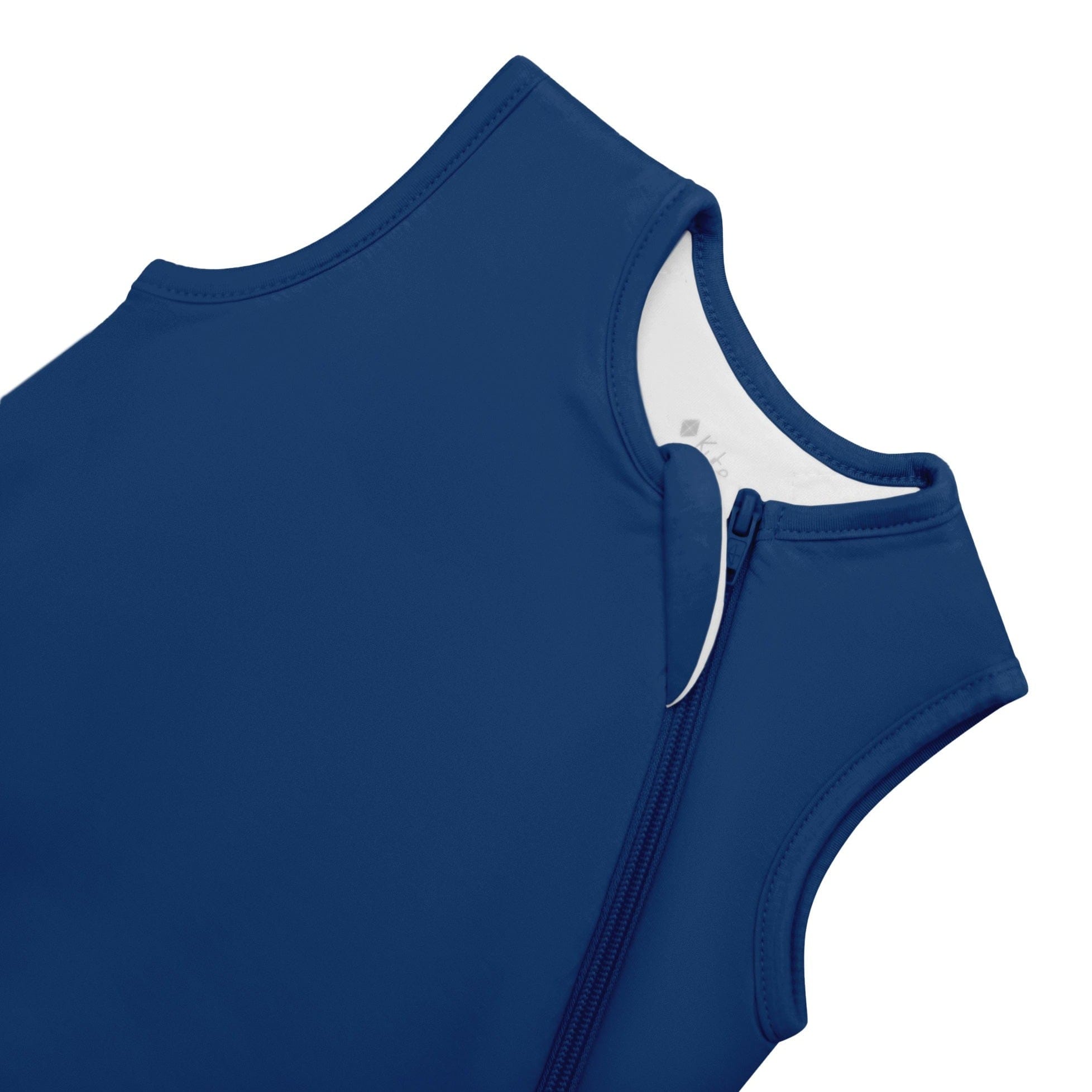 Zipper garage on Kyte Baby Sleep Bag in Tahoe 1.0