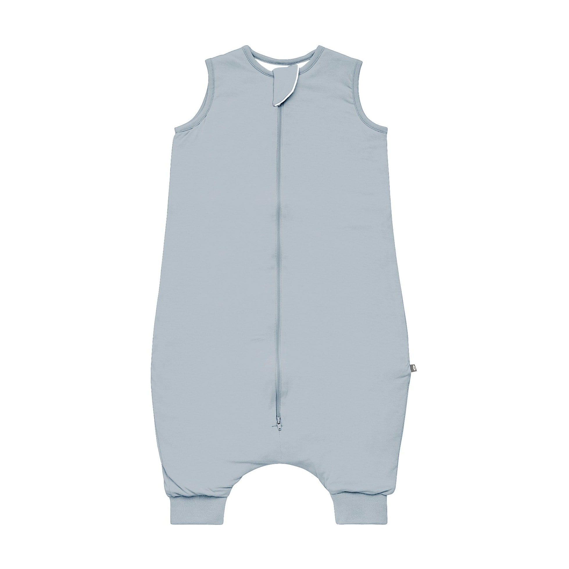 Flat lay of Kyte Baby Sleep Bag Walker in Fog 1.0
