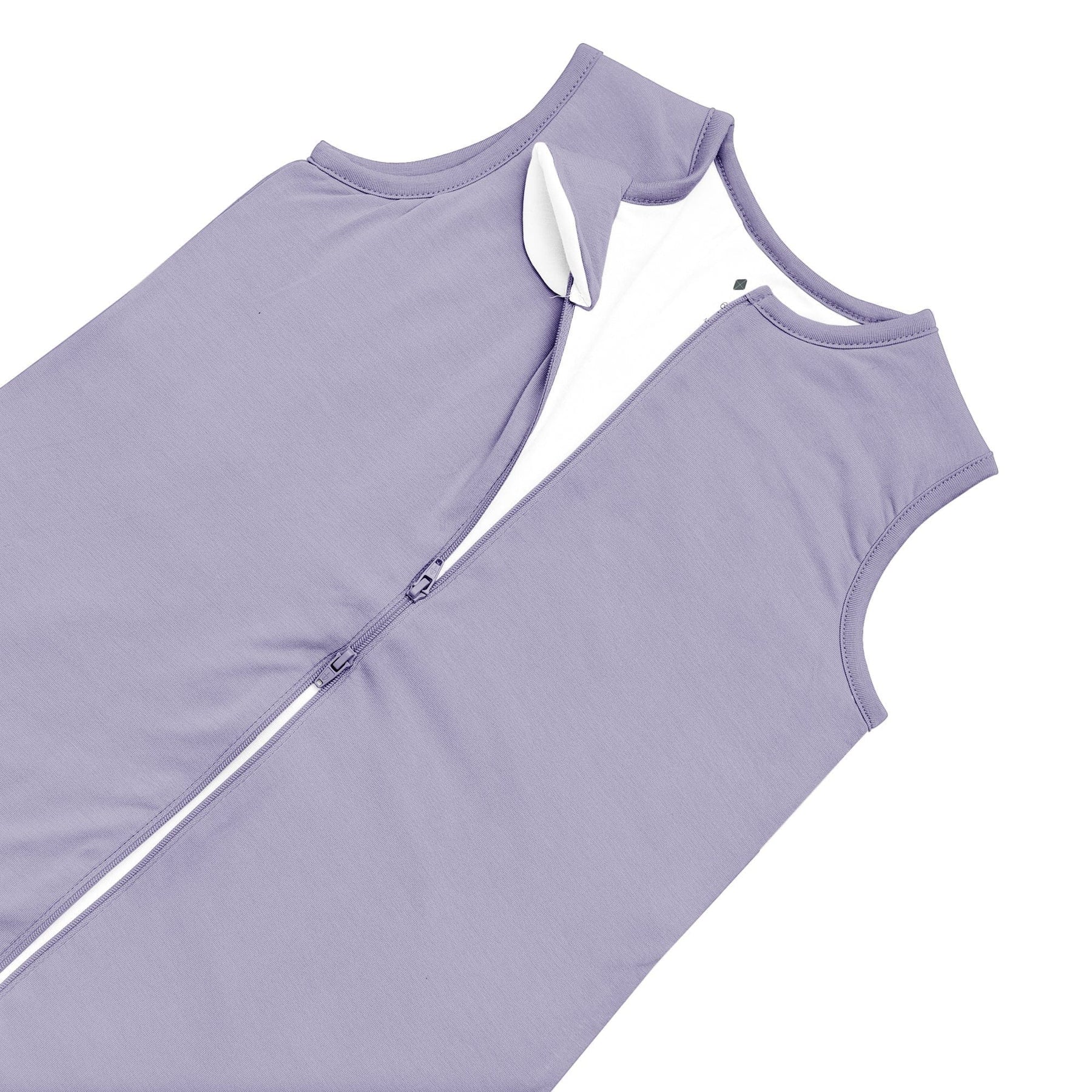 Dual zipper on Kyte Baby Sleep Bag Walker in Taro 1.0