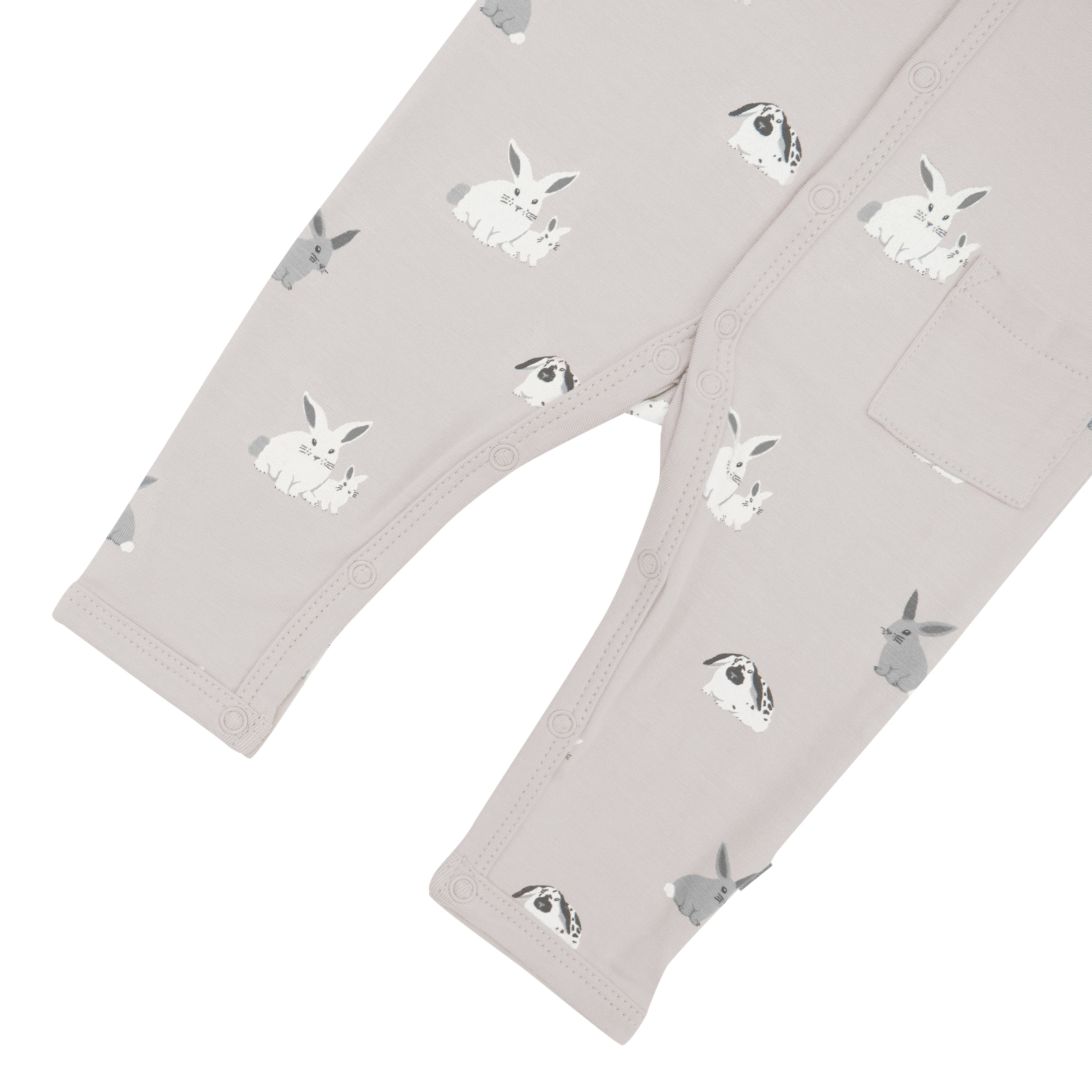 Kyte BABY Sleeveless Snap Romper Sleeveless Romper in Bunny