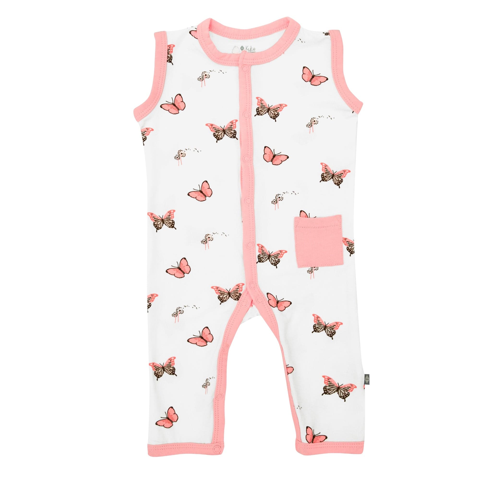 Kyte Baby Sleeveless Romper in Butterfly