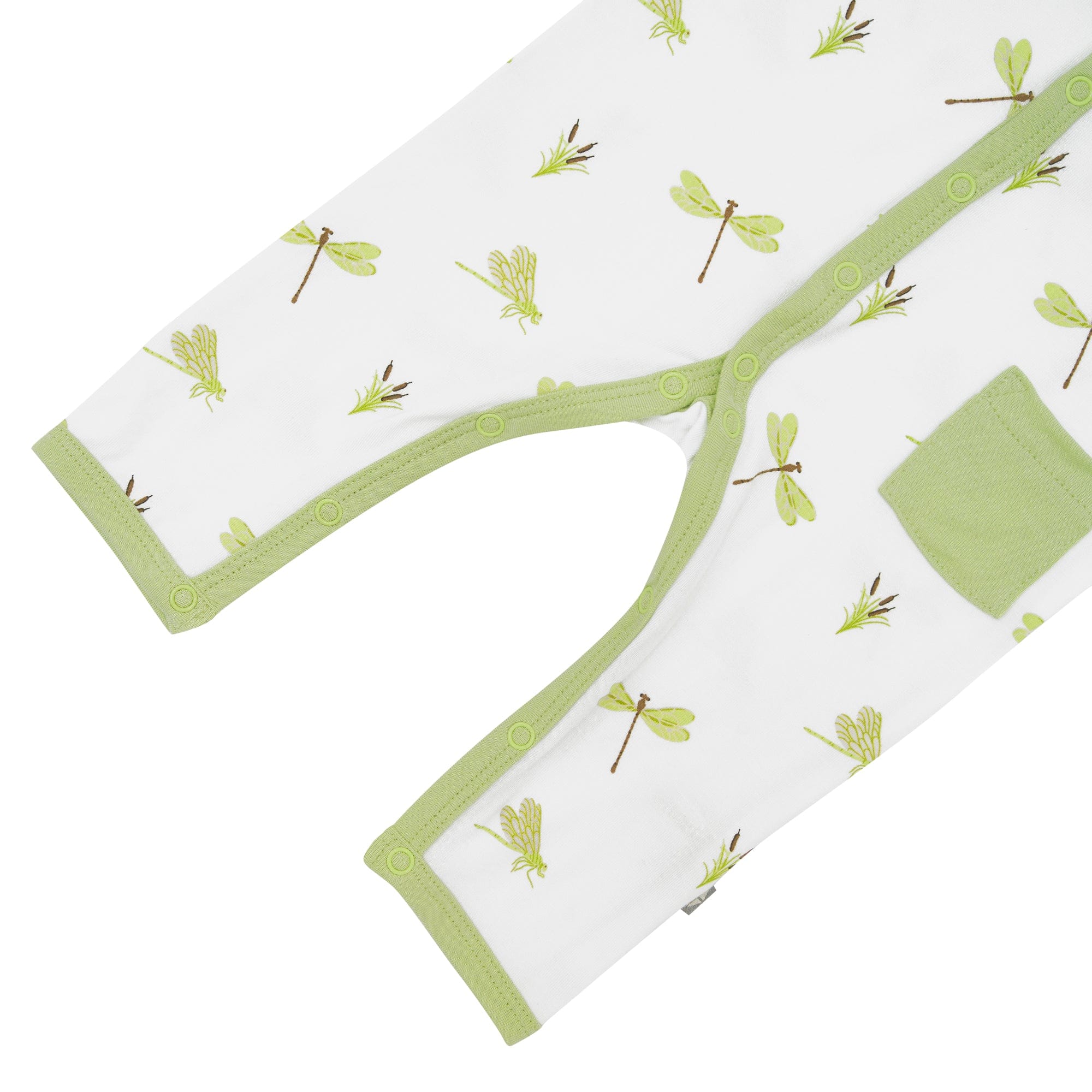 Kyte BABY Sleeveless Snap Romper Sleeveless Romper in Dragonfly