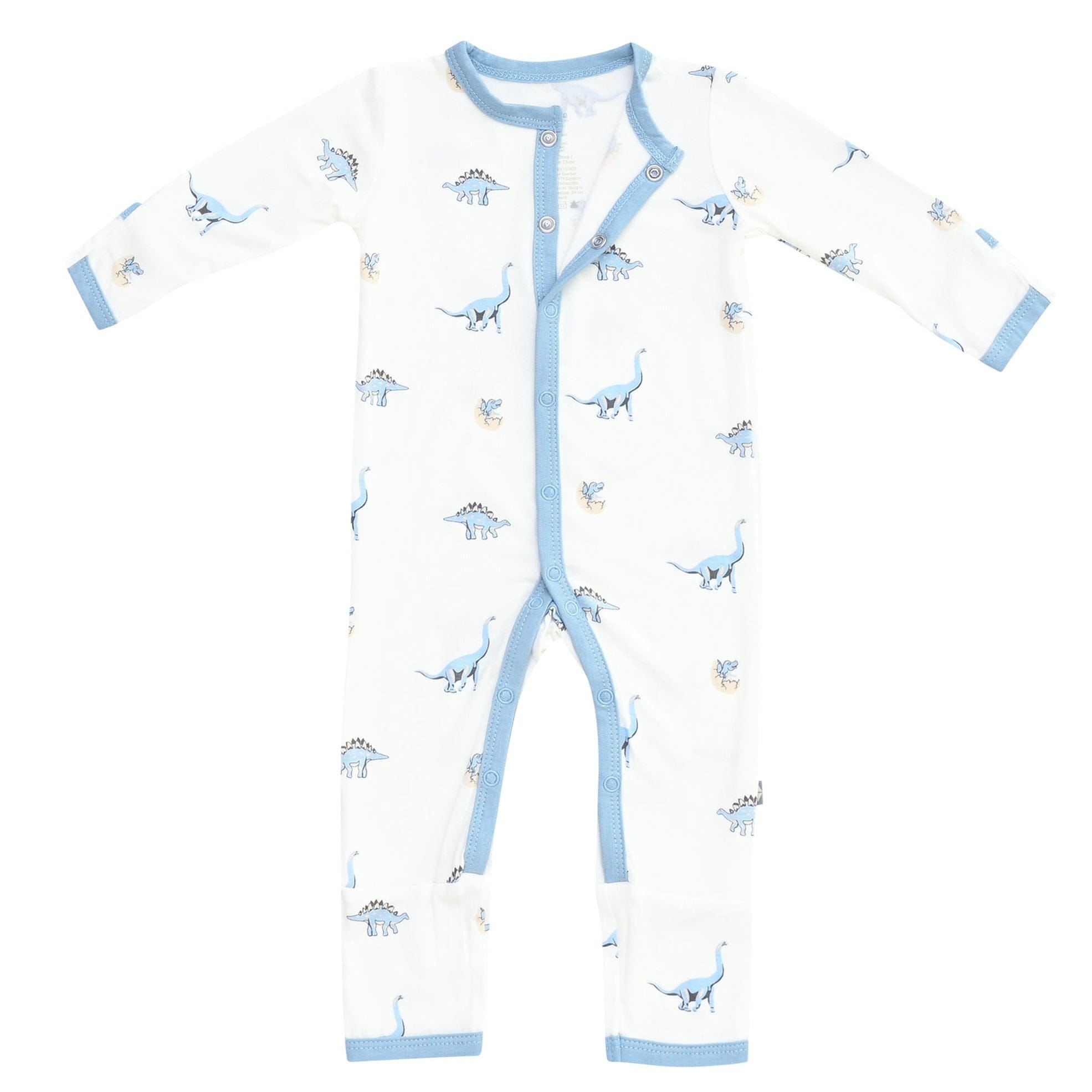 Snaps on Kyte Baby Romper in Jurassic