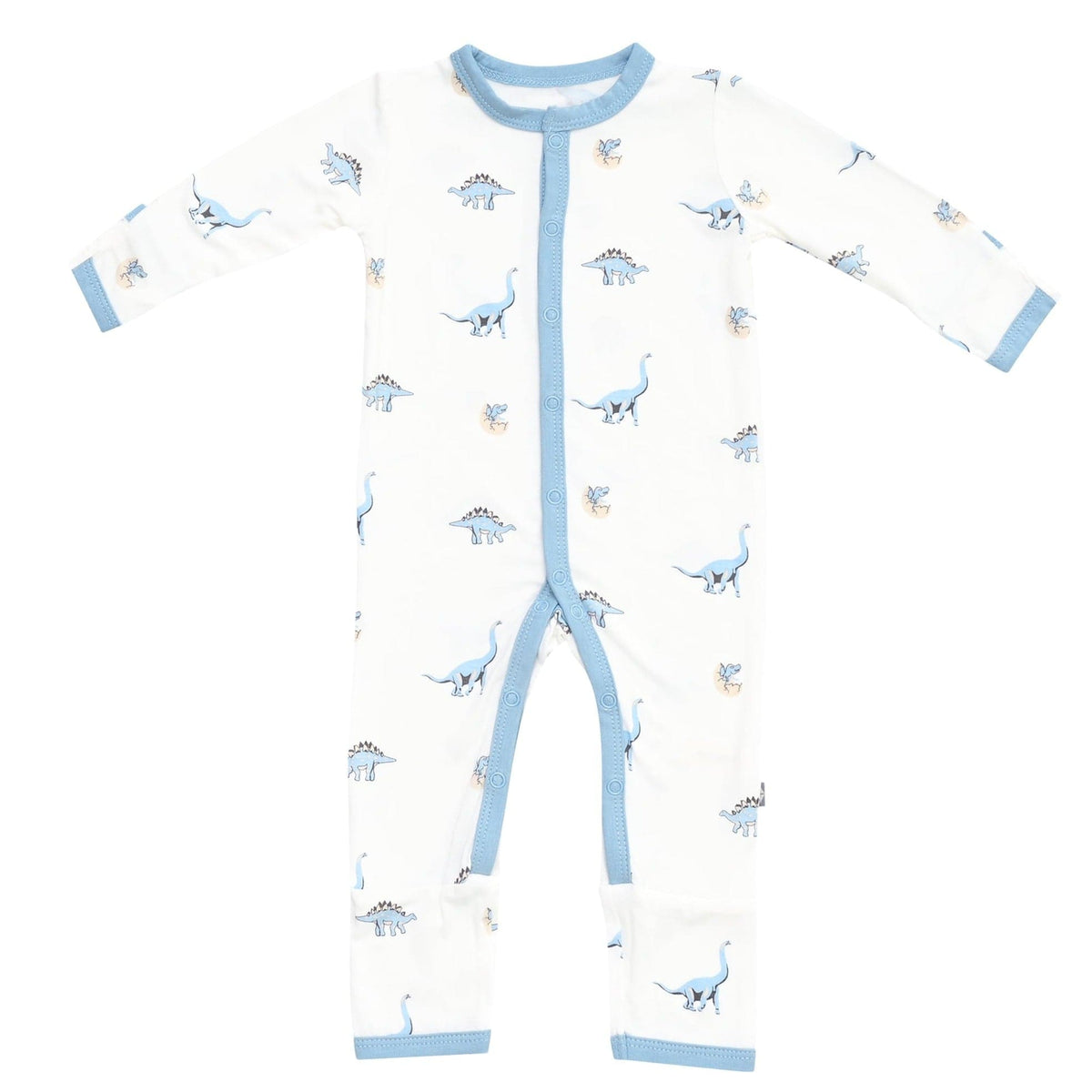 Kyte Baby Snap Romper in Jurassic