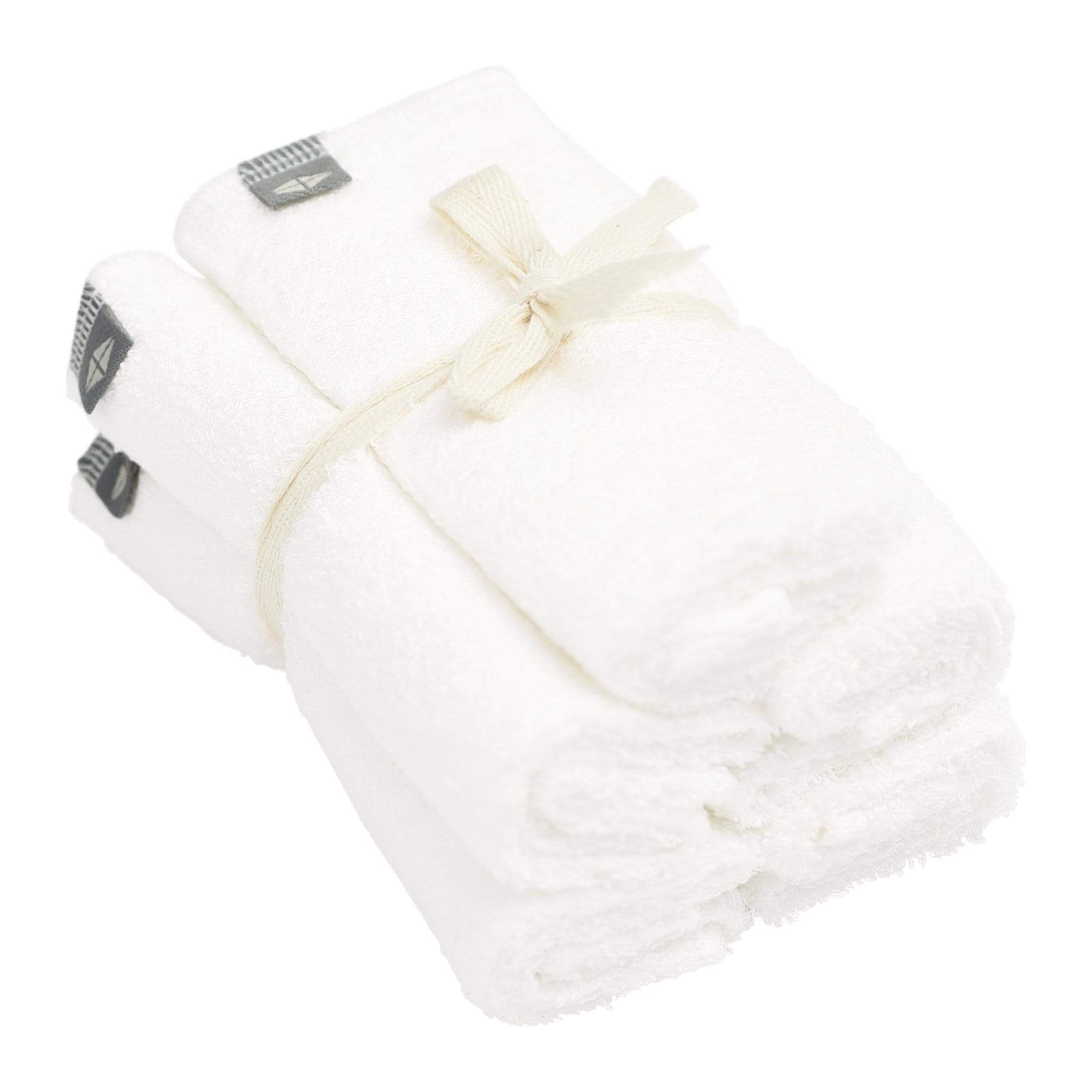 Kyte Baby Terry Washcloth 5-Pack in Cloud white