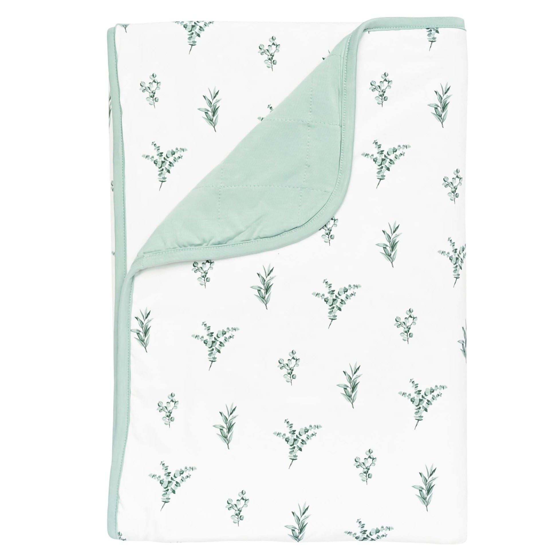 Kyte BABY Toddler Blanket Eucalyptus / Toddler Printed Toddler Blanket in Eucalyptus