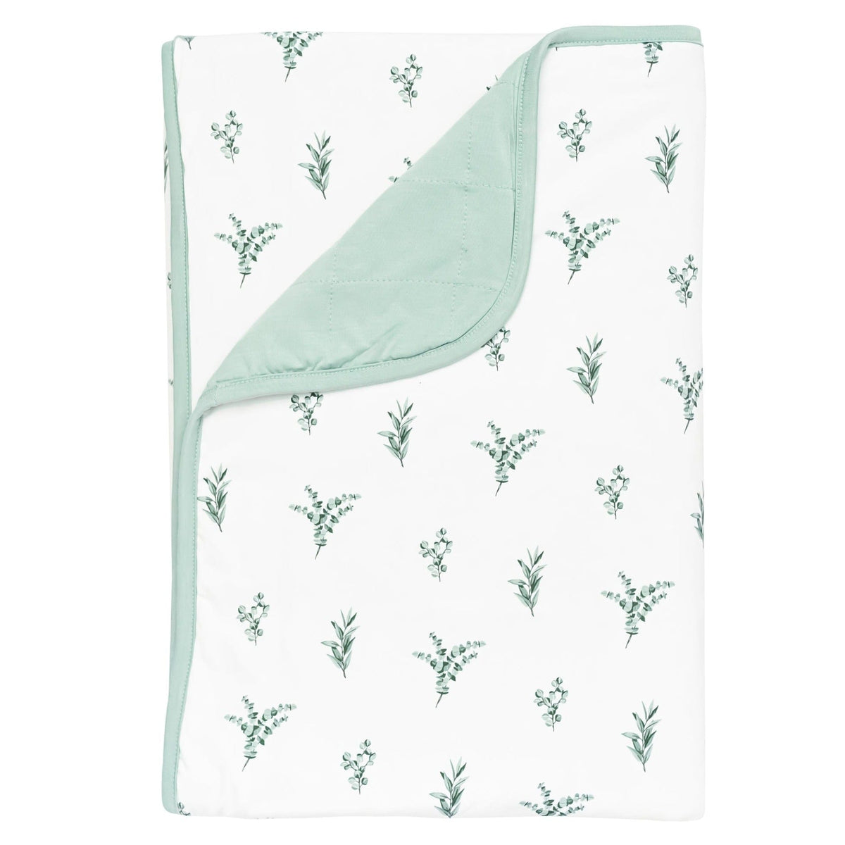 Kyte BABY Toddler Blanket Eucalyptus / Toddler Printed Toddler Blanket in Eucalyptus