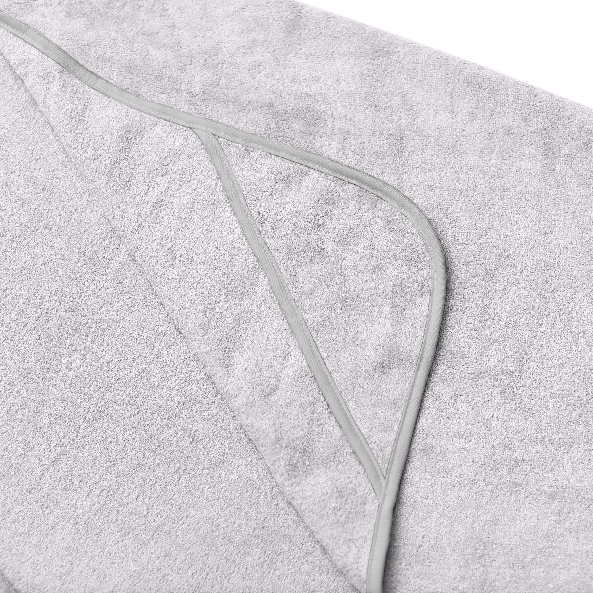 Pocket inserts on Kyte Baby Toddler Hooded Bath Towel in Storm