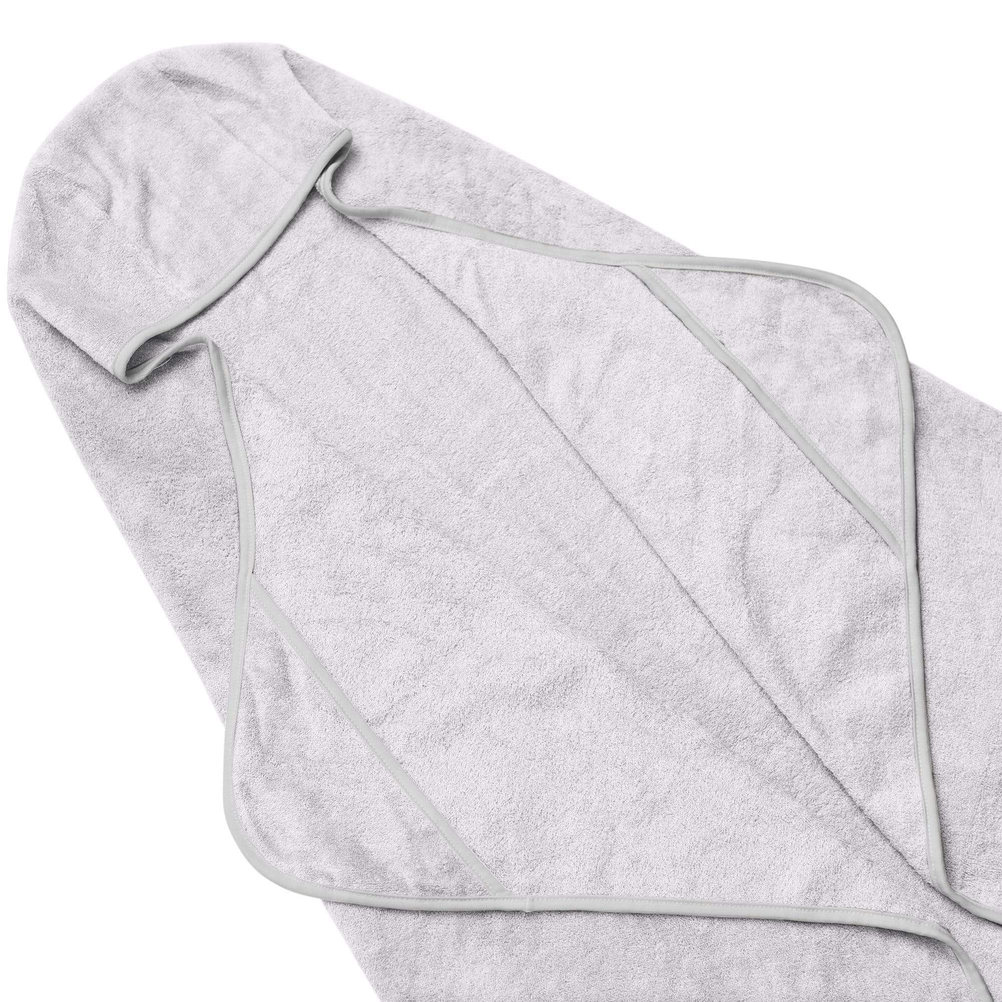 Kyte Baby Toddler Hooded bamboo terry Bath Towel in Storm