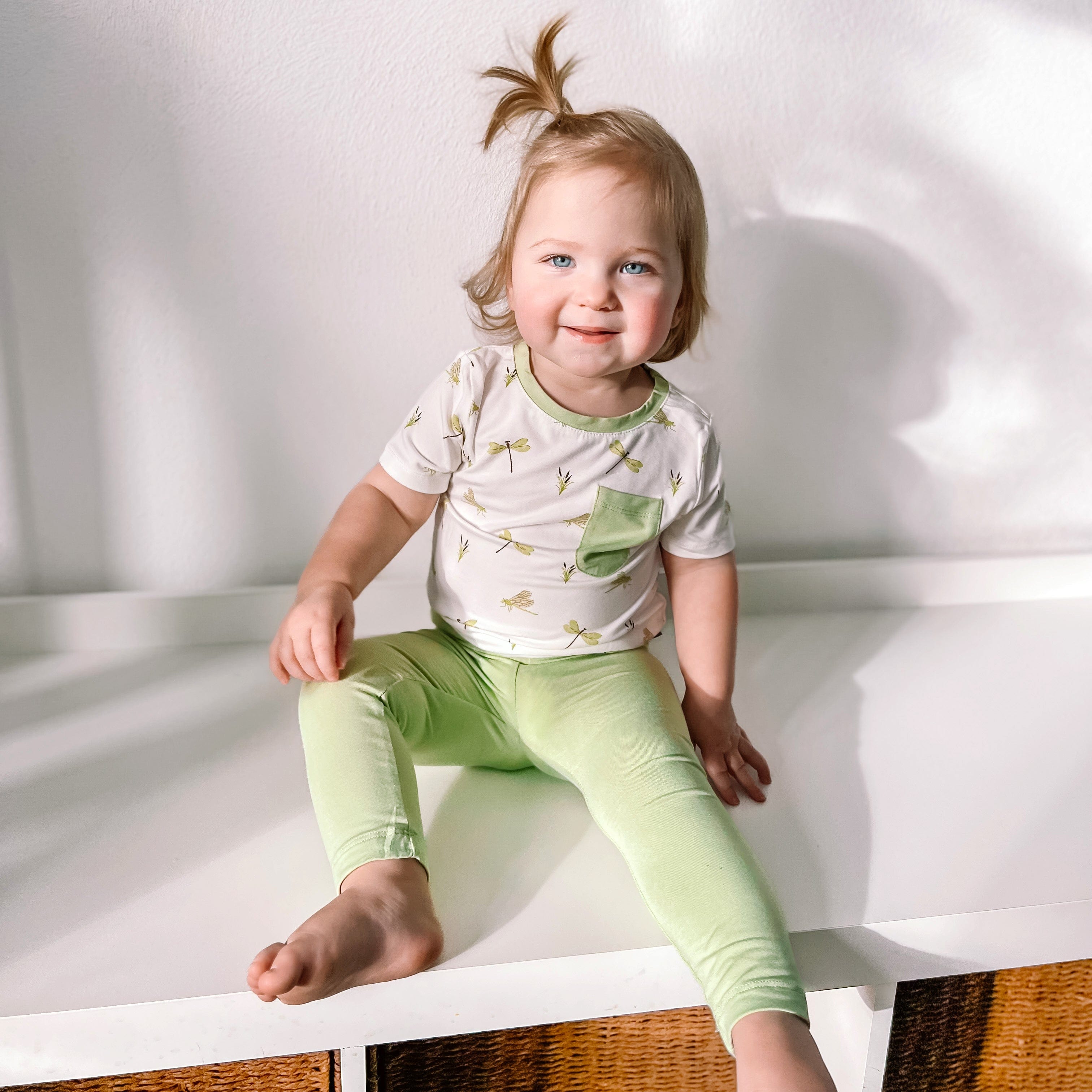 Kyte BABY Toddler Leggings Toddler Leggings in Pistachio