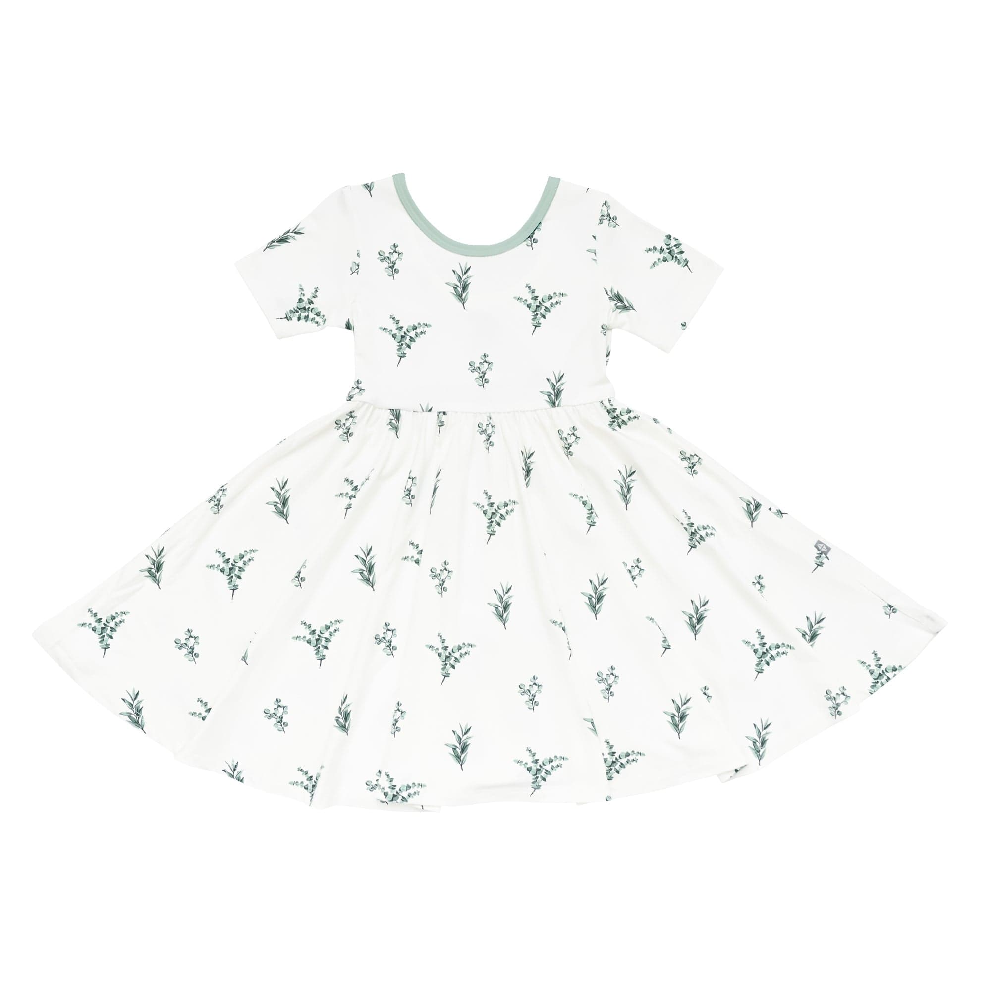 Kyte Baby Toddler Twirl Dress in Eucalyptus