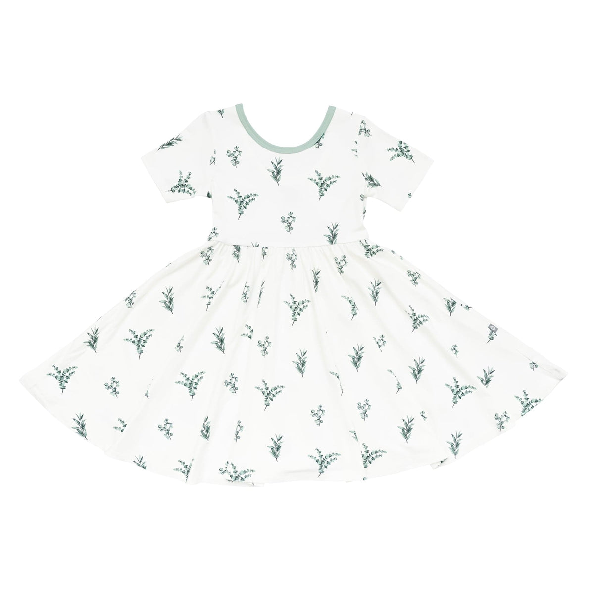 Kyte Baby Toddler Twirl Dress in Eucalyptus