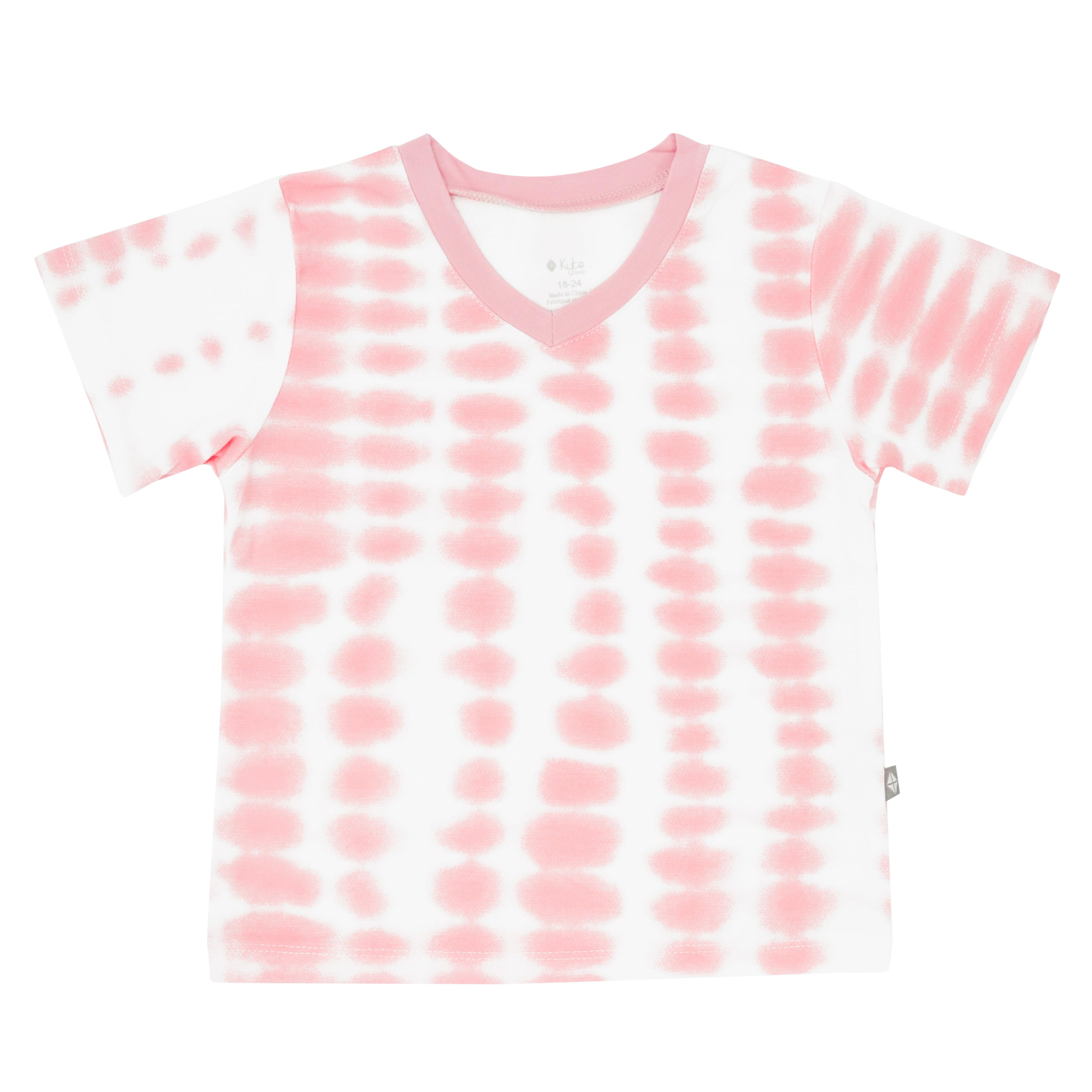 Kyte BABY V-Neck Toddler Unisex Tee Toddler V-Neck Tee in Crepe Rip Tide