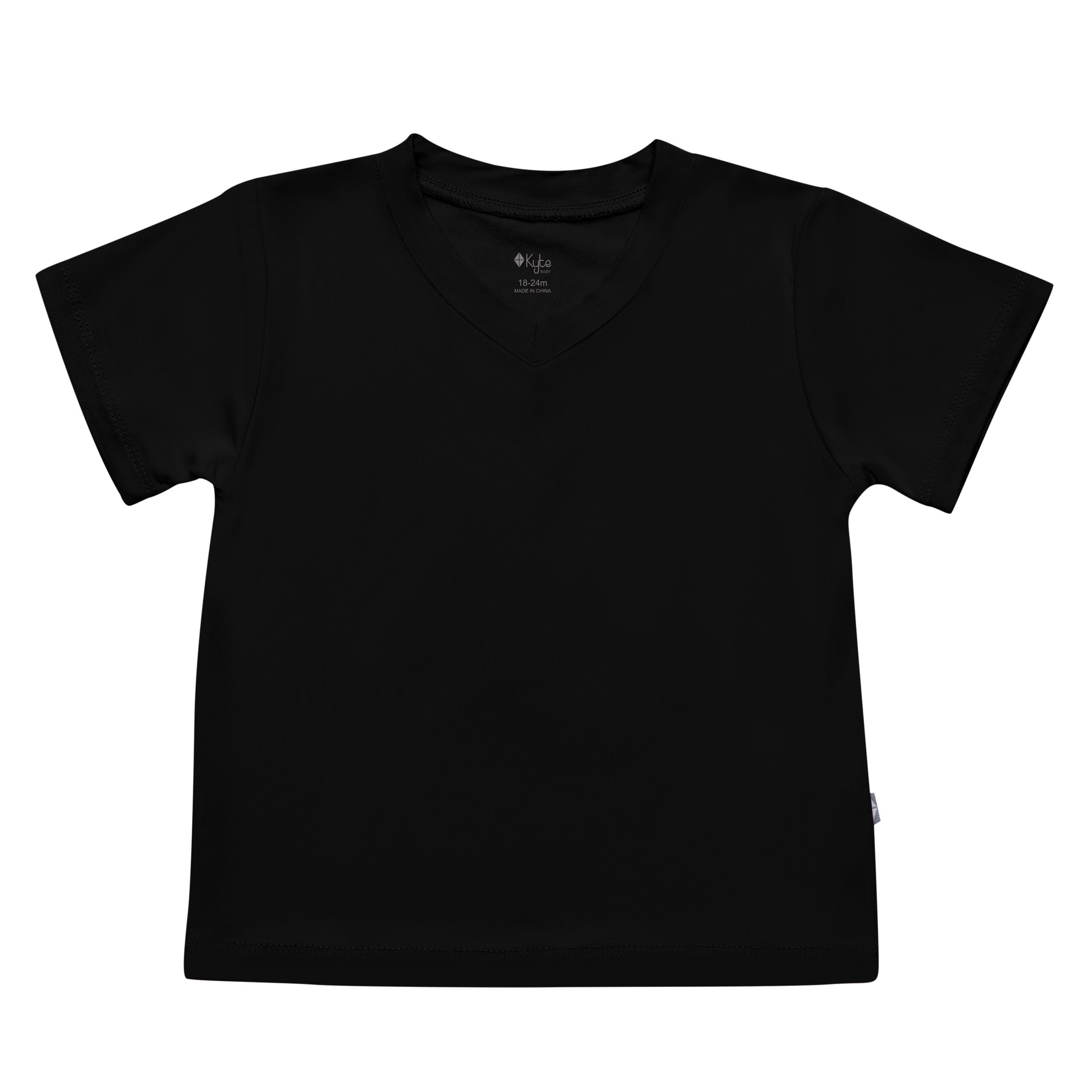 Kyte Baby Toddler V-Neck Tee in Midnight