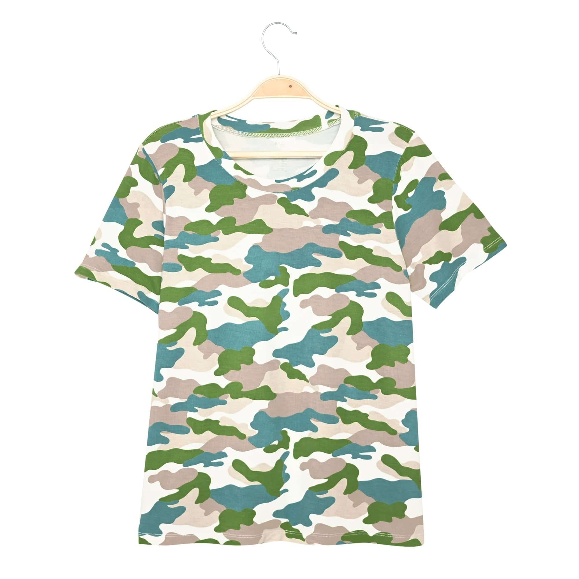 Kyte BABY Women's Crew Neck Tee Women's Crew Neck Tee in Camo