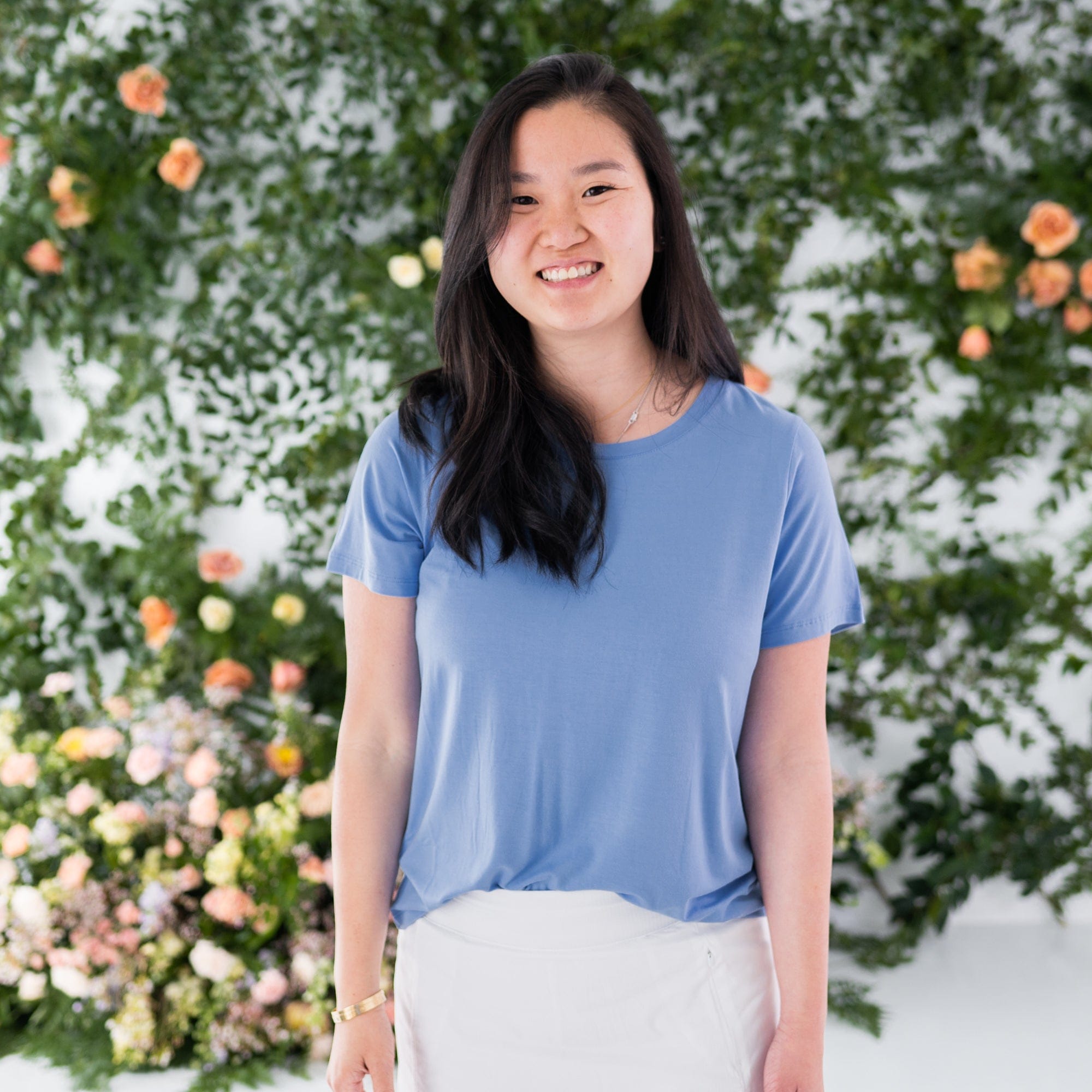 Kyte BABY Women's Crew Neck Tee Women's Crew Neck Tee in Periwinkle