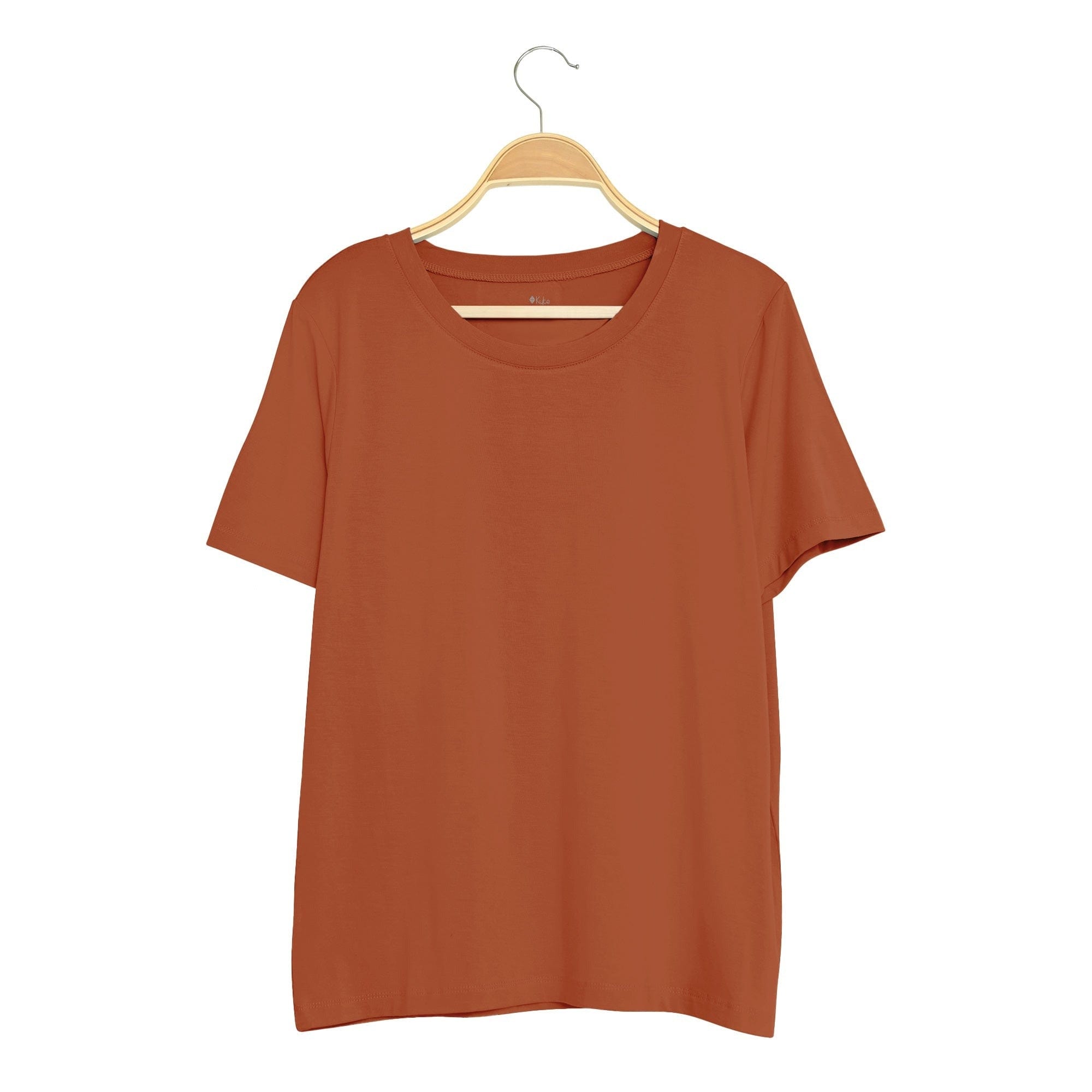 Kyte BABY Women's Crew Neck Tee Women's Crew Neck Tee in Rust