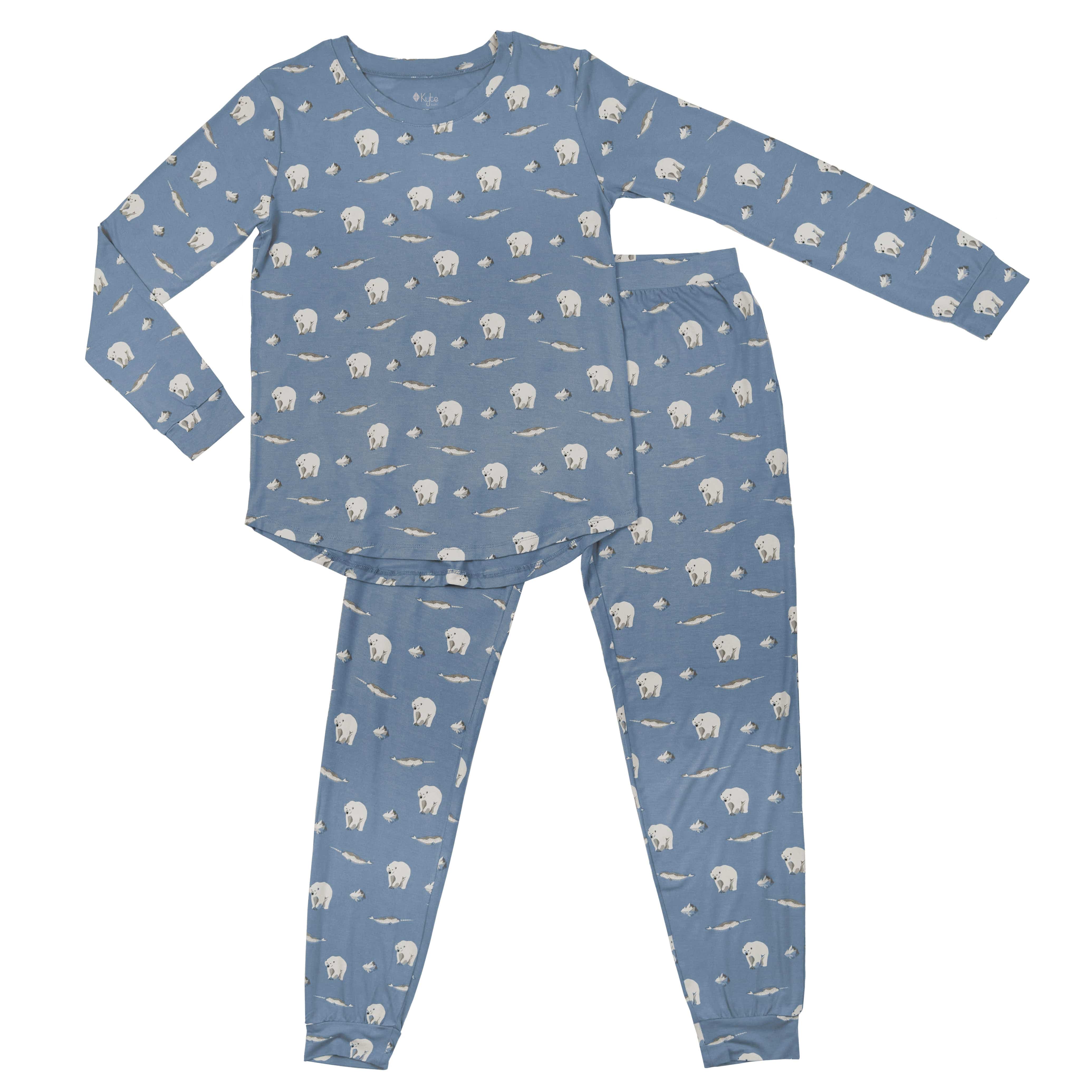 Kyte BABY Women's Jogger Pajama Set Women's Jogger Pajama Set in Arctic