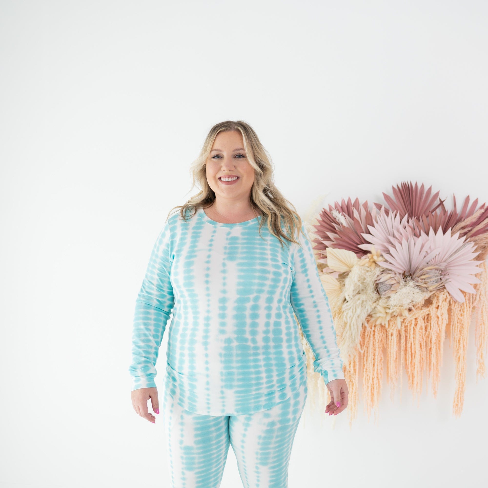 Kyte BABY Women's Jogger Pajama Set Women's Jogger Pajama Set in Robin Rip Tide