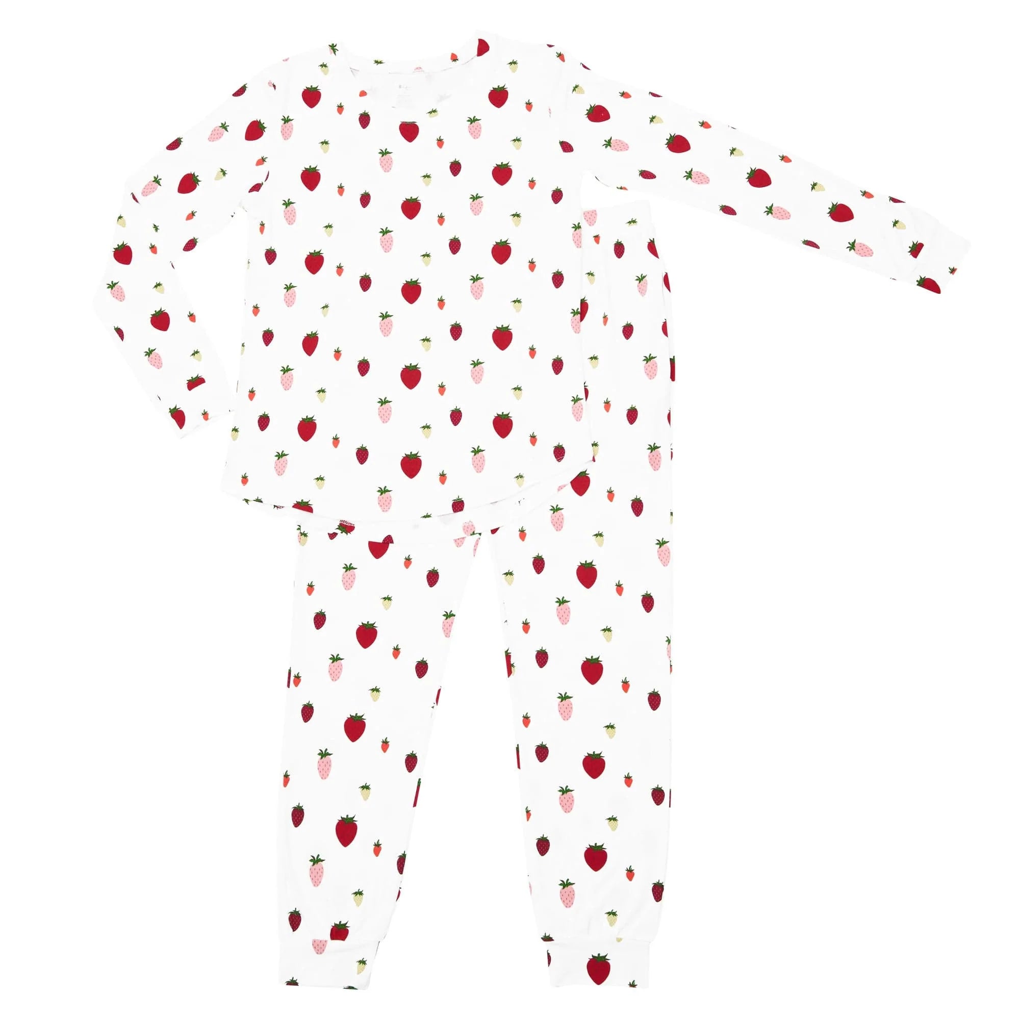 Kyte Baby women's jogger pajama set in Strawberry