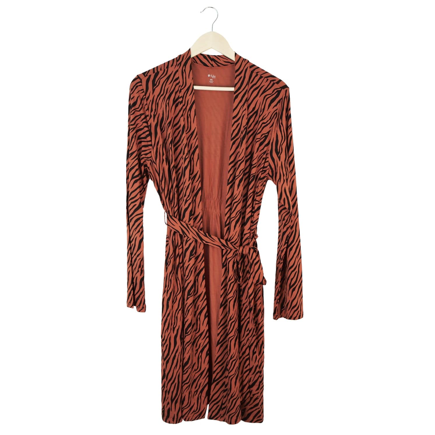 Kyte BABY Women's Lounge Robe Women’s Lounge Robe in Rust Tiger