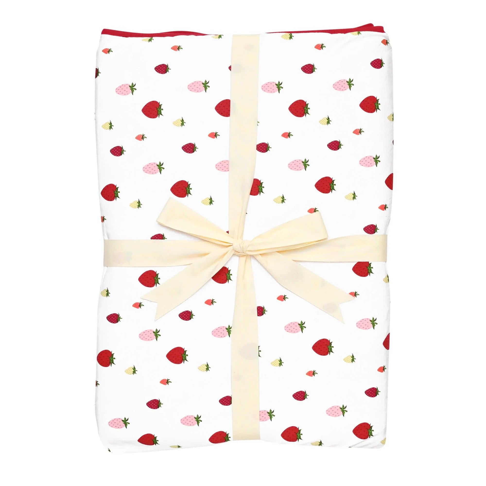 Red Strawberry Dots Patterned Tissue Paper