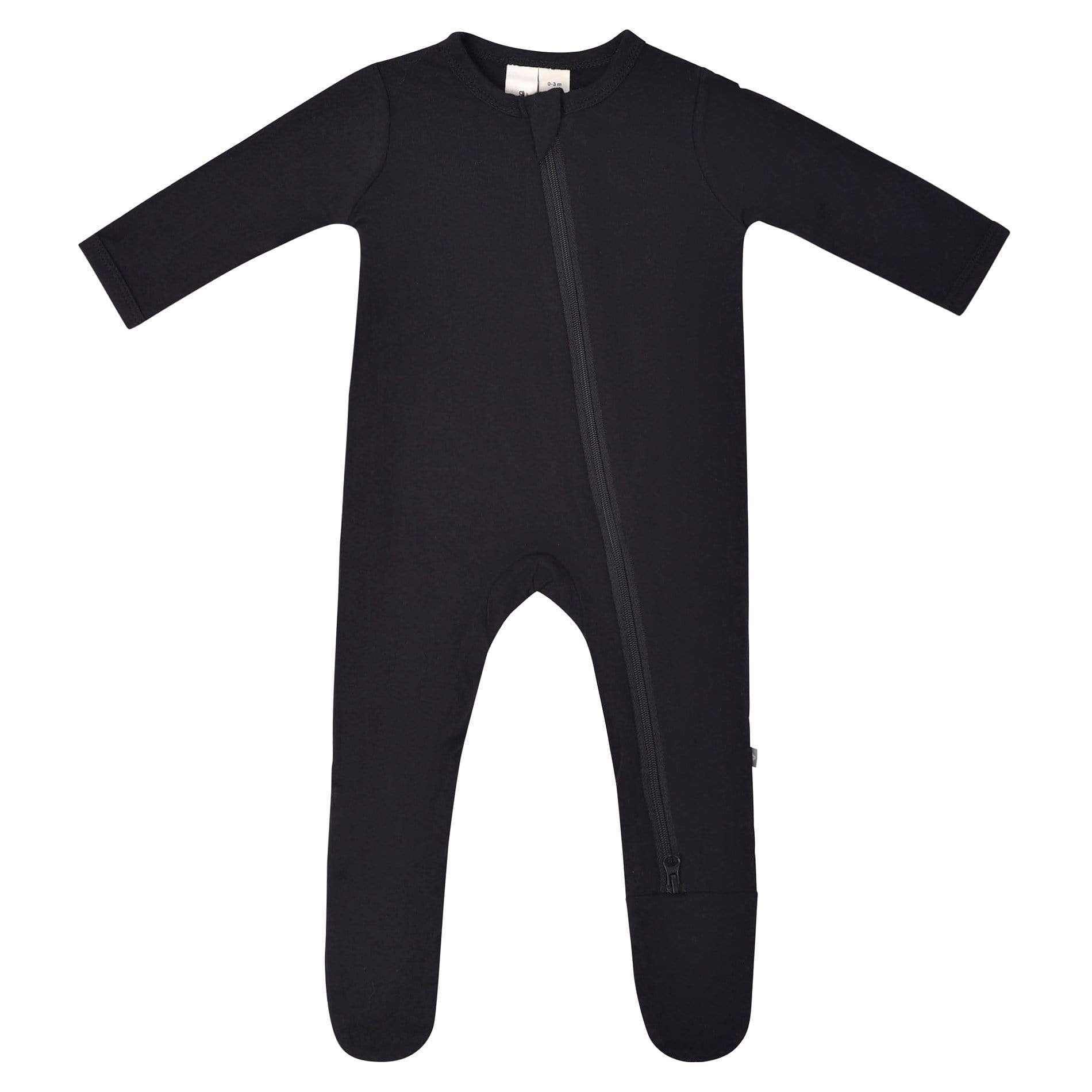 Kyte Baby infant Zippered Footie in Midnight