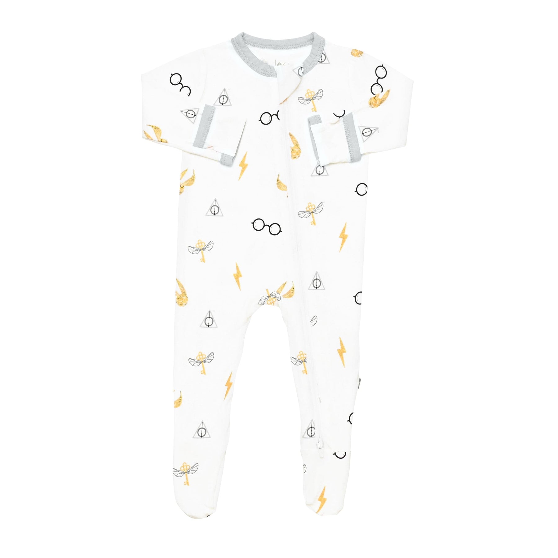 Kyte BABY Zippered Footies Zippered Footie in Icon