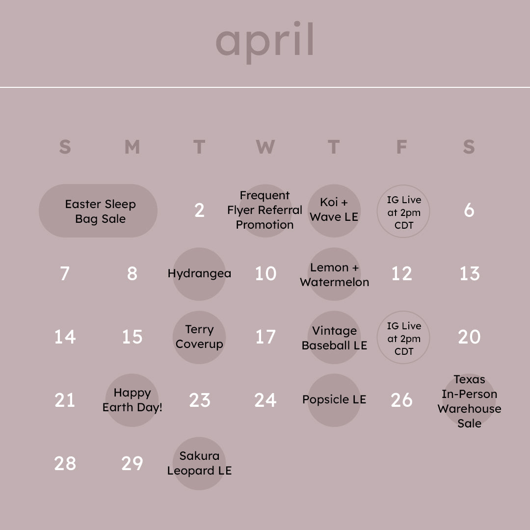 April Launch Calendar Overview