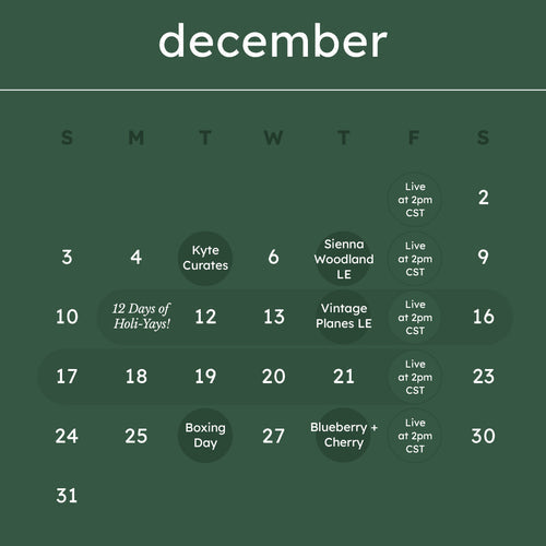 Kyte Baby December 2023 Launch Calendar