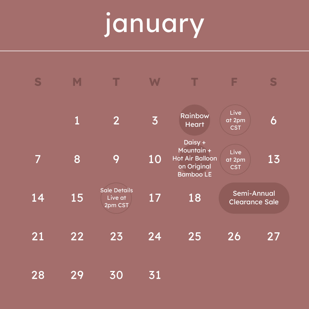 January Launch Calendar Overview