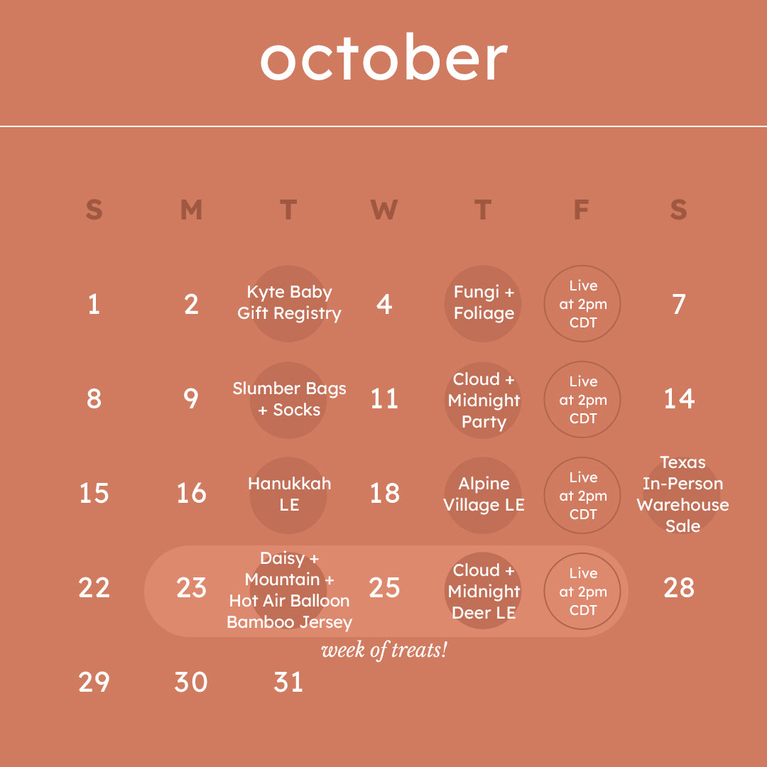 October Launch Calendar Overview