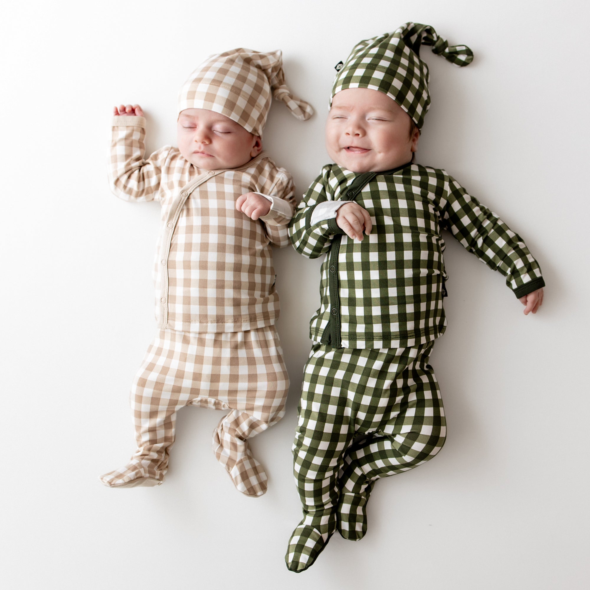 Gingham Bisque + Gingham Fir