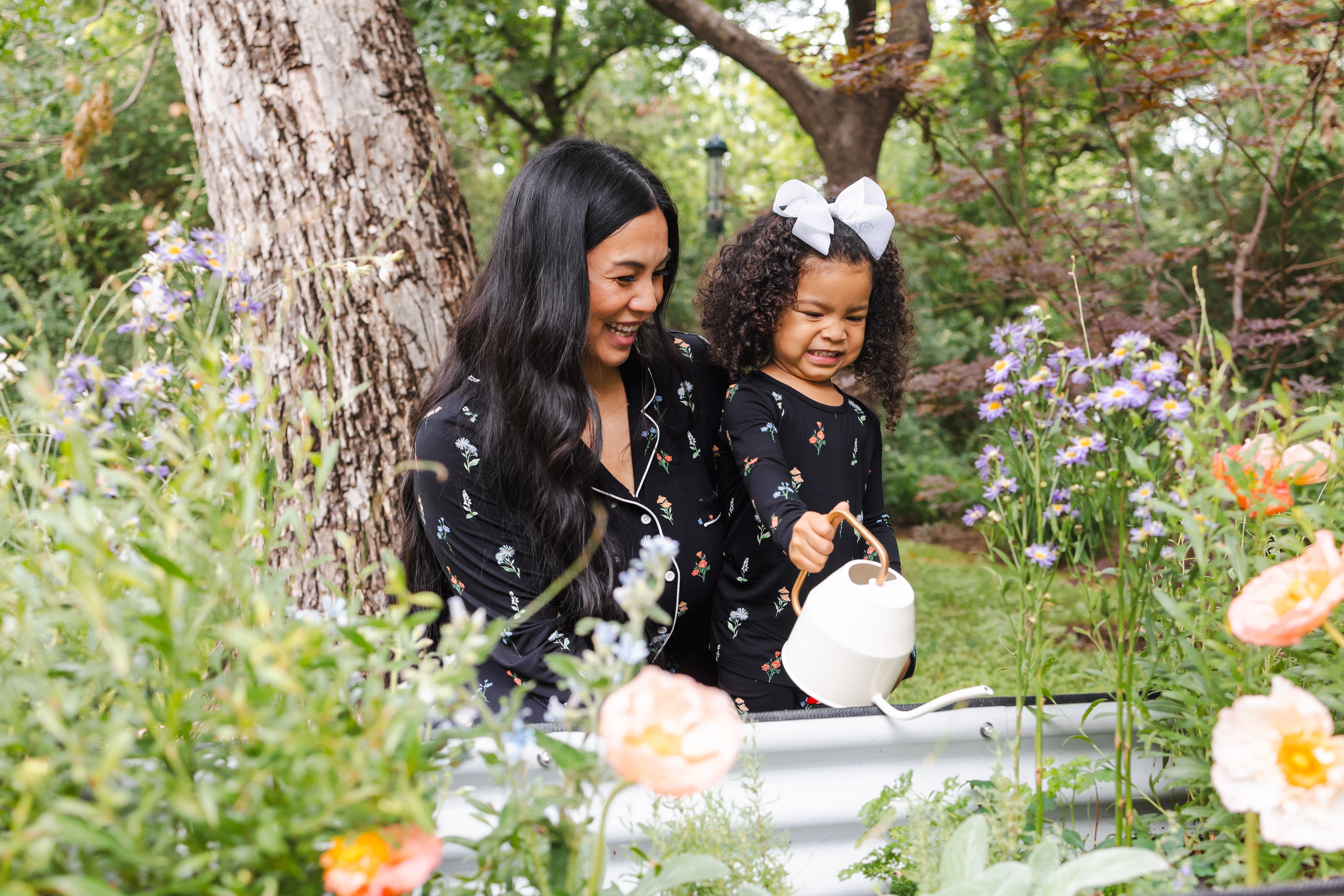 floral pajamas from kyte baby