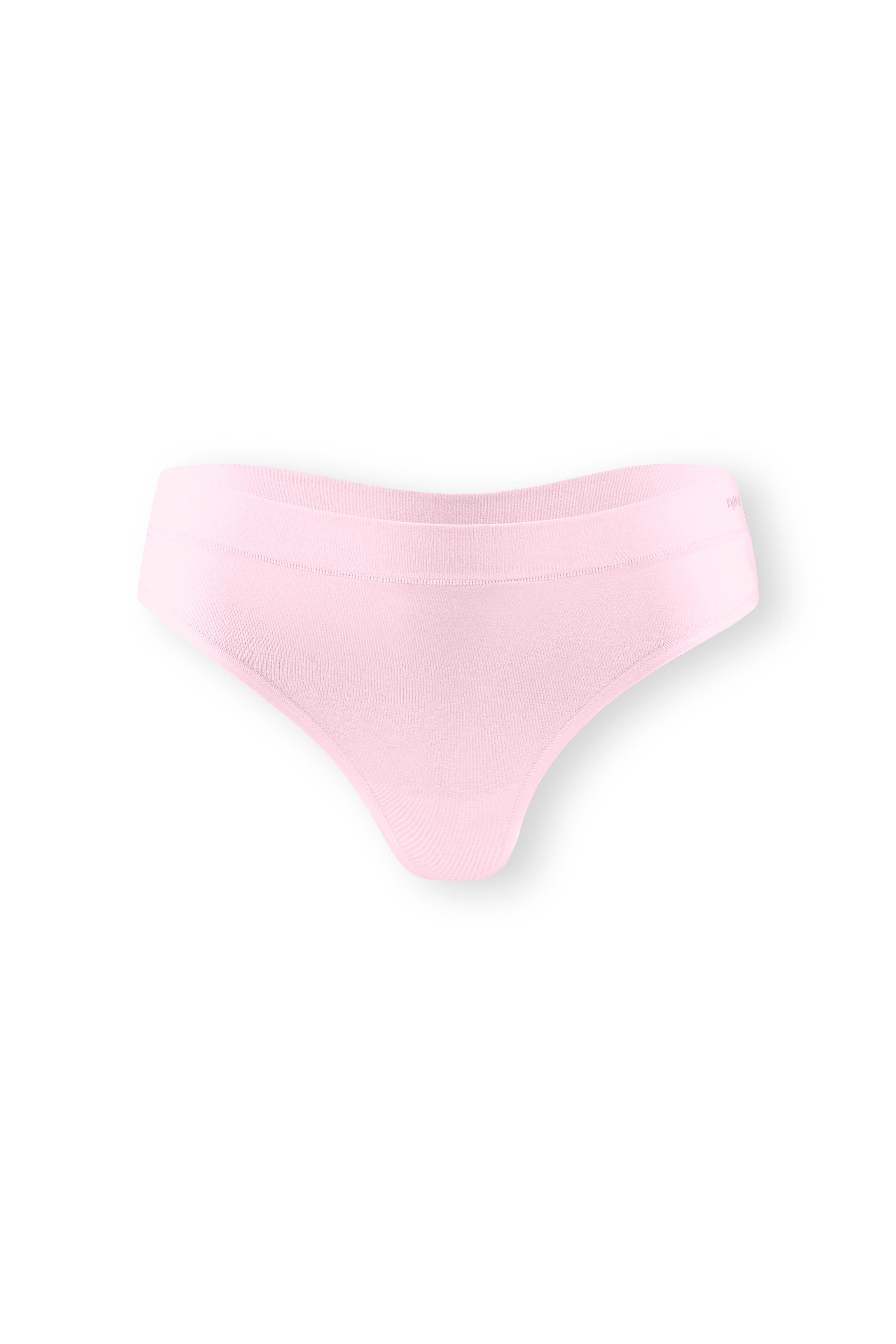 Women's Thong in Peony on white background