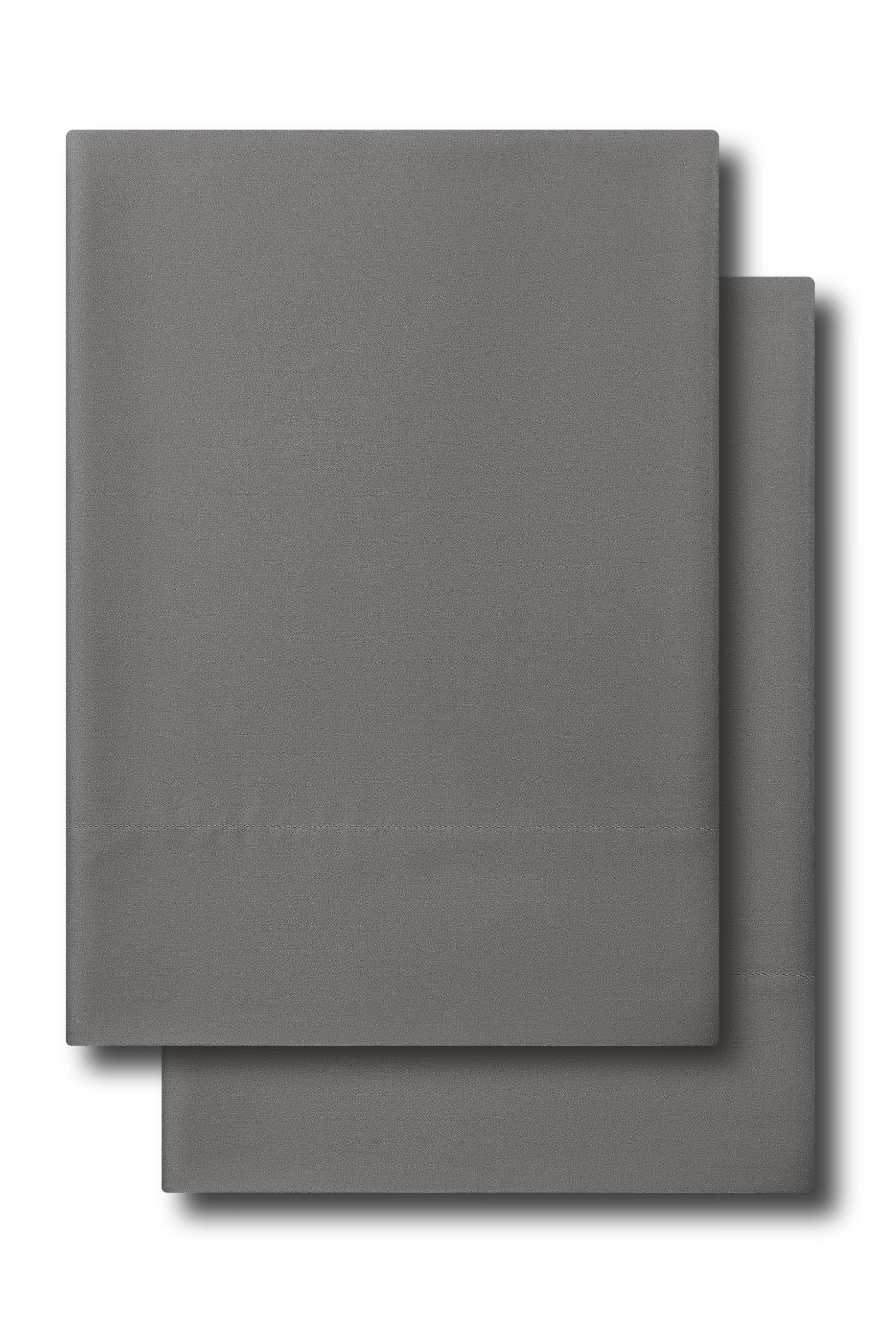 Product photo of the Bamboo Sateen Pillowcas set in Ash
